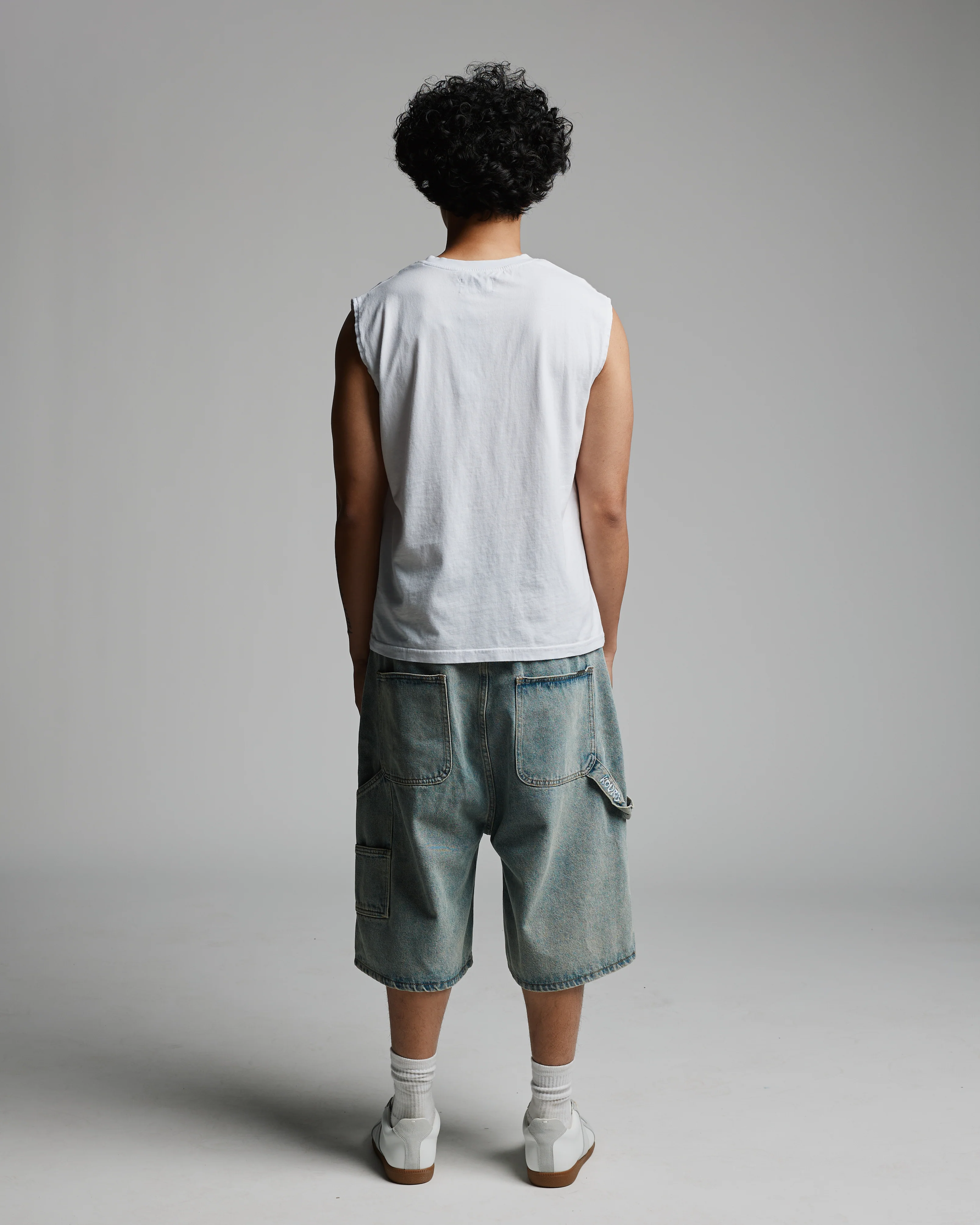 Cropped Tank Top - White - Image 5