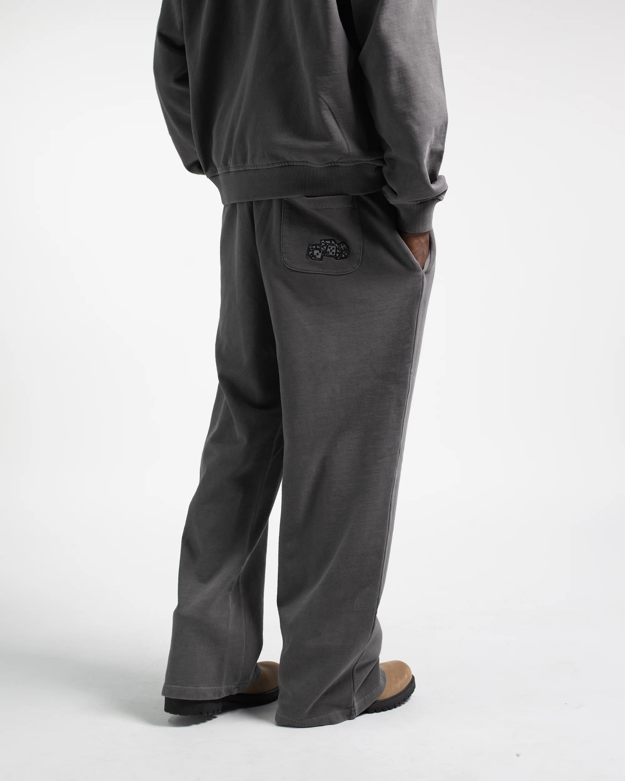 Dice Zip Hoodie - Vintage Grey - Image 8