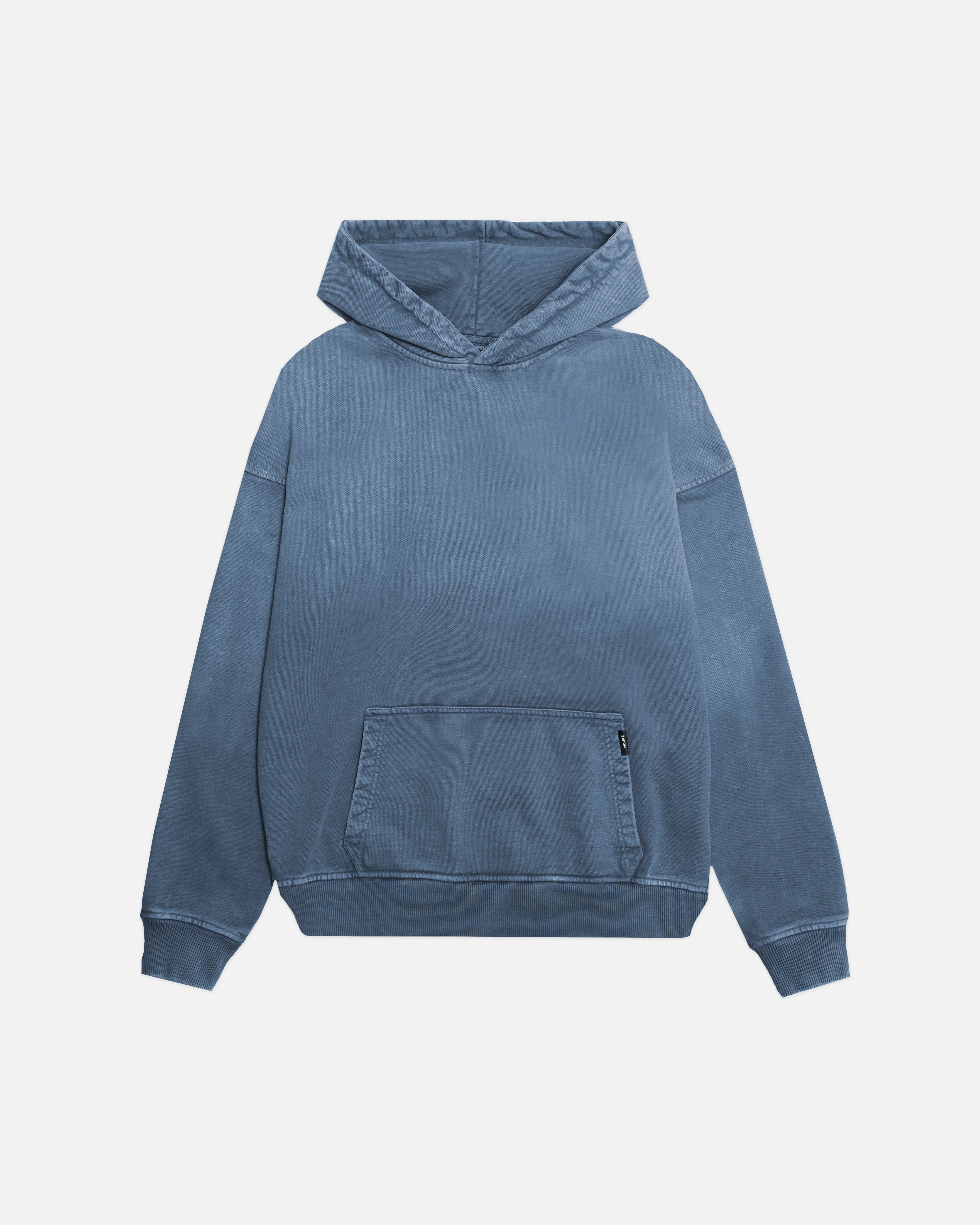 Drop Shoulder Hoodie - Sunfaded Blue