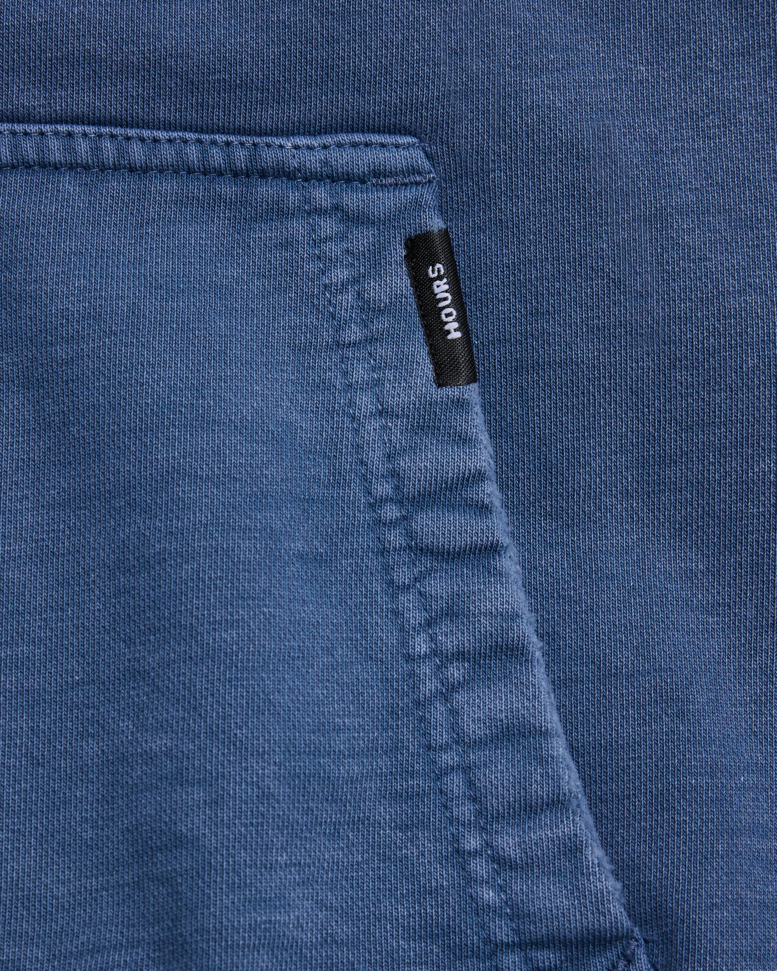 Drop Shoulder Hoodie - Sunfaded Blue - Image 7