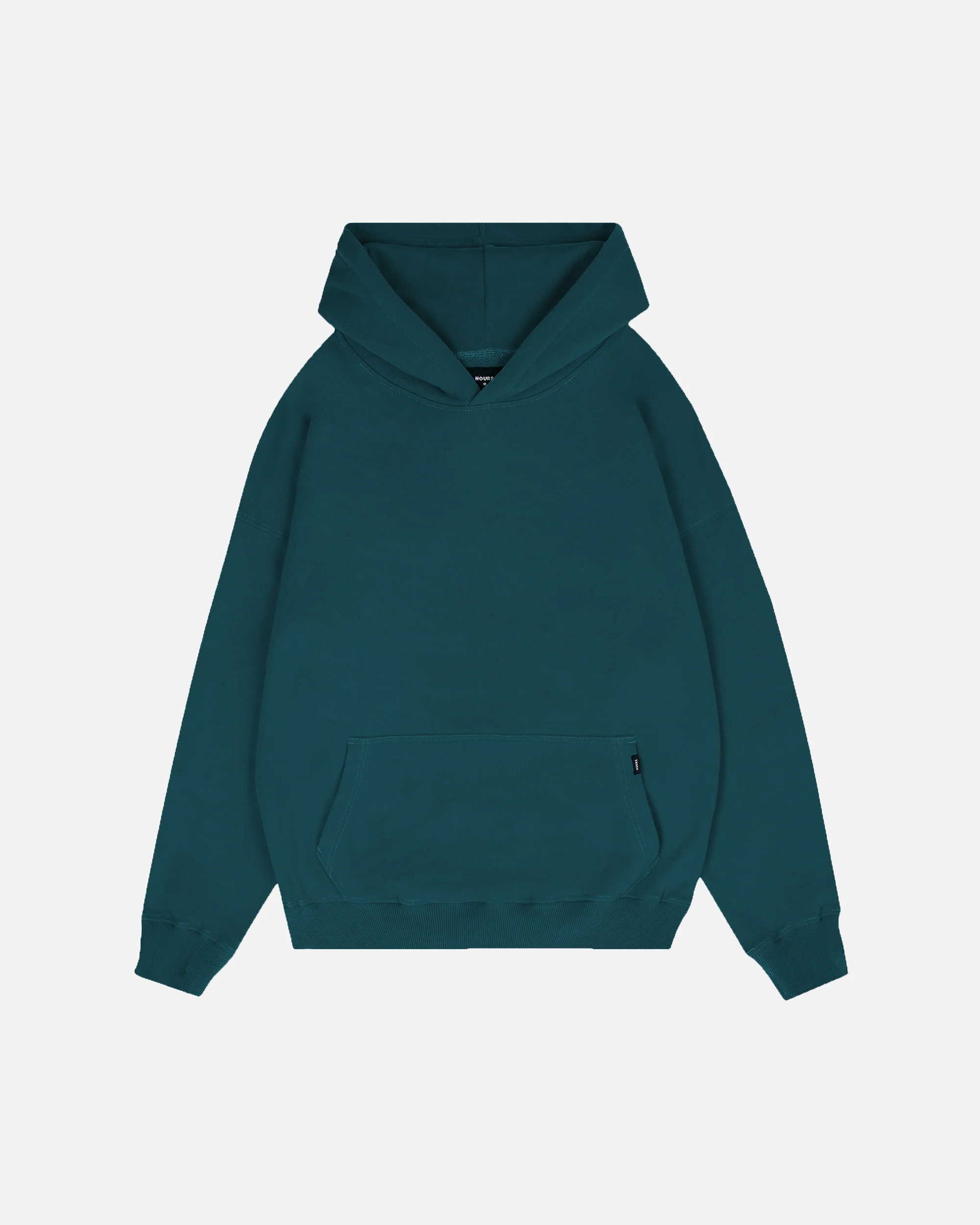 Drop Shoulder Hoodie - Teal