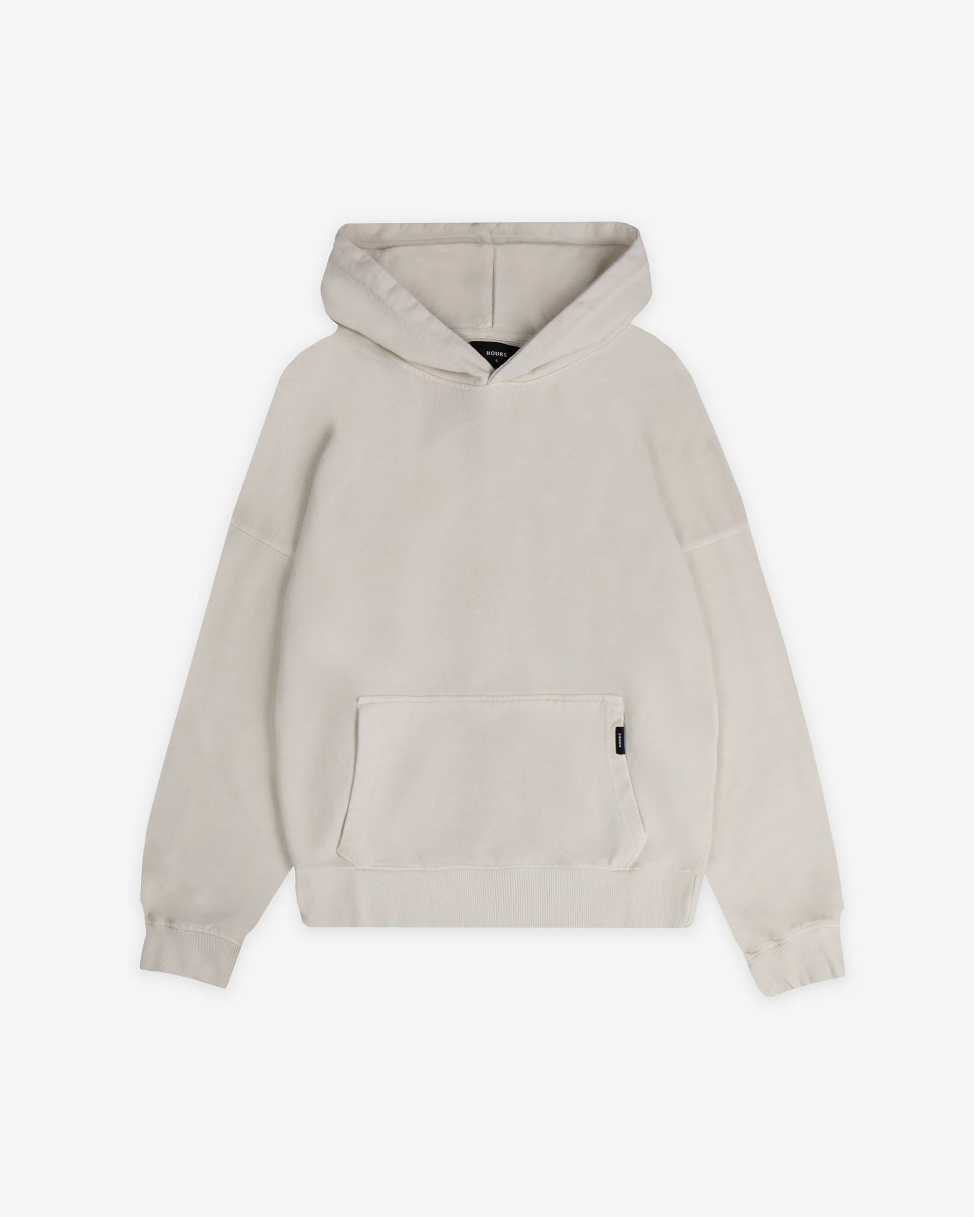 Drop Shoulder Hoodie - Vintage Bone