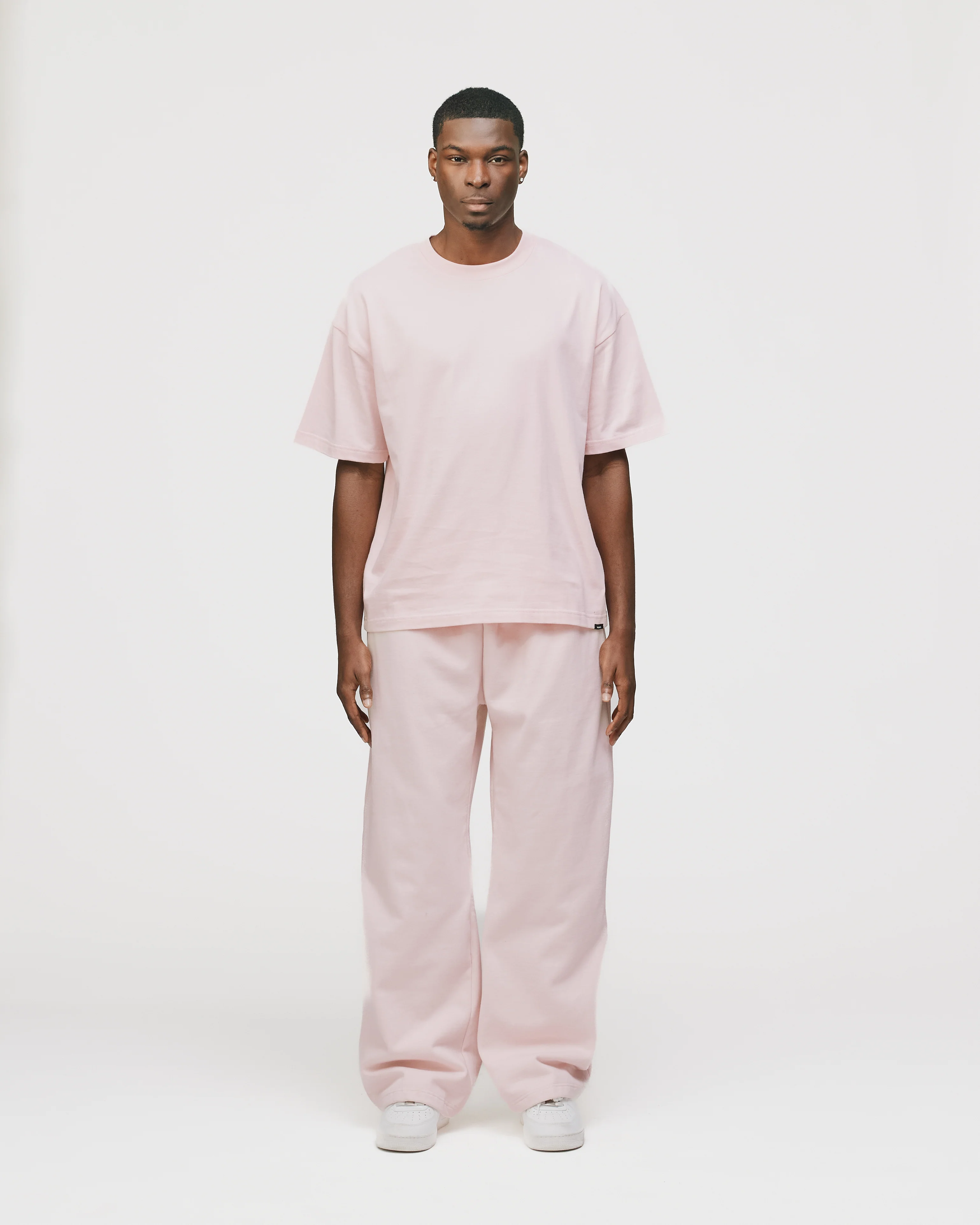 Drop Shoulder T-Shirt - Blush - Image 2