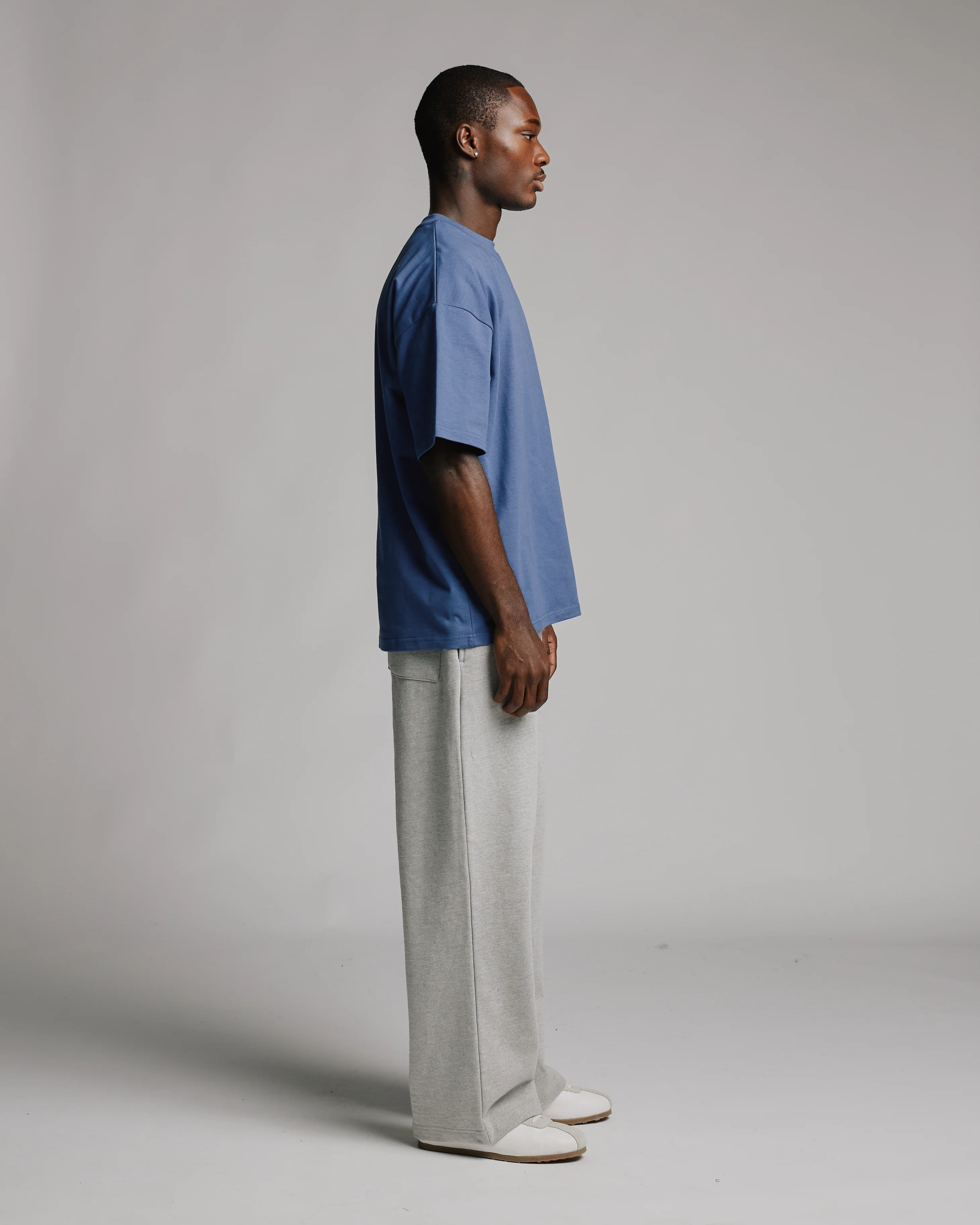 Drop Shoulder T-Shirt - Dusk - Image 4