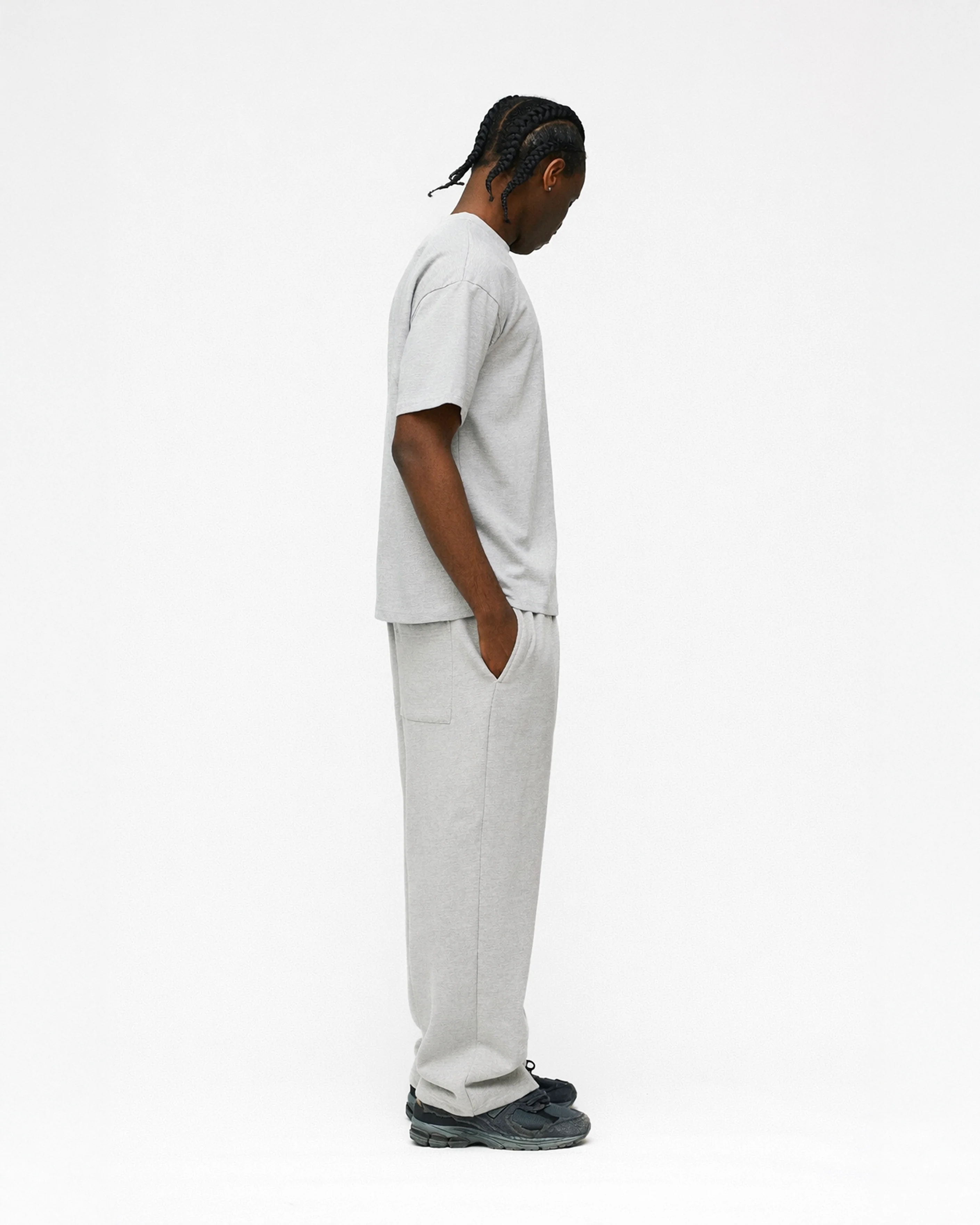 Drop Shoulder T-Shirt - Grey - Image 6
