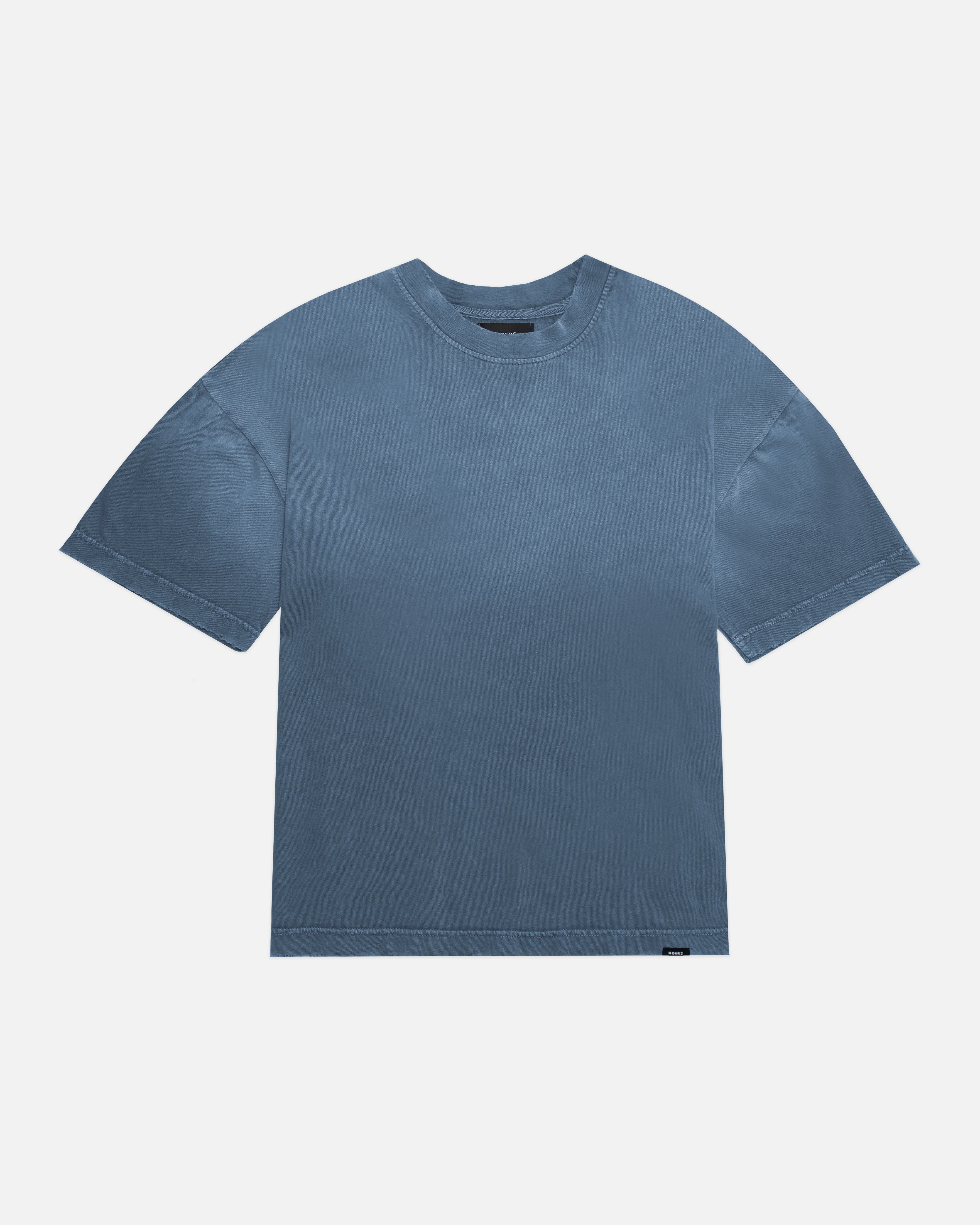 Drop Shoulder T-Shirt - Sunfaded Blue
