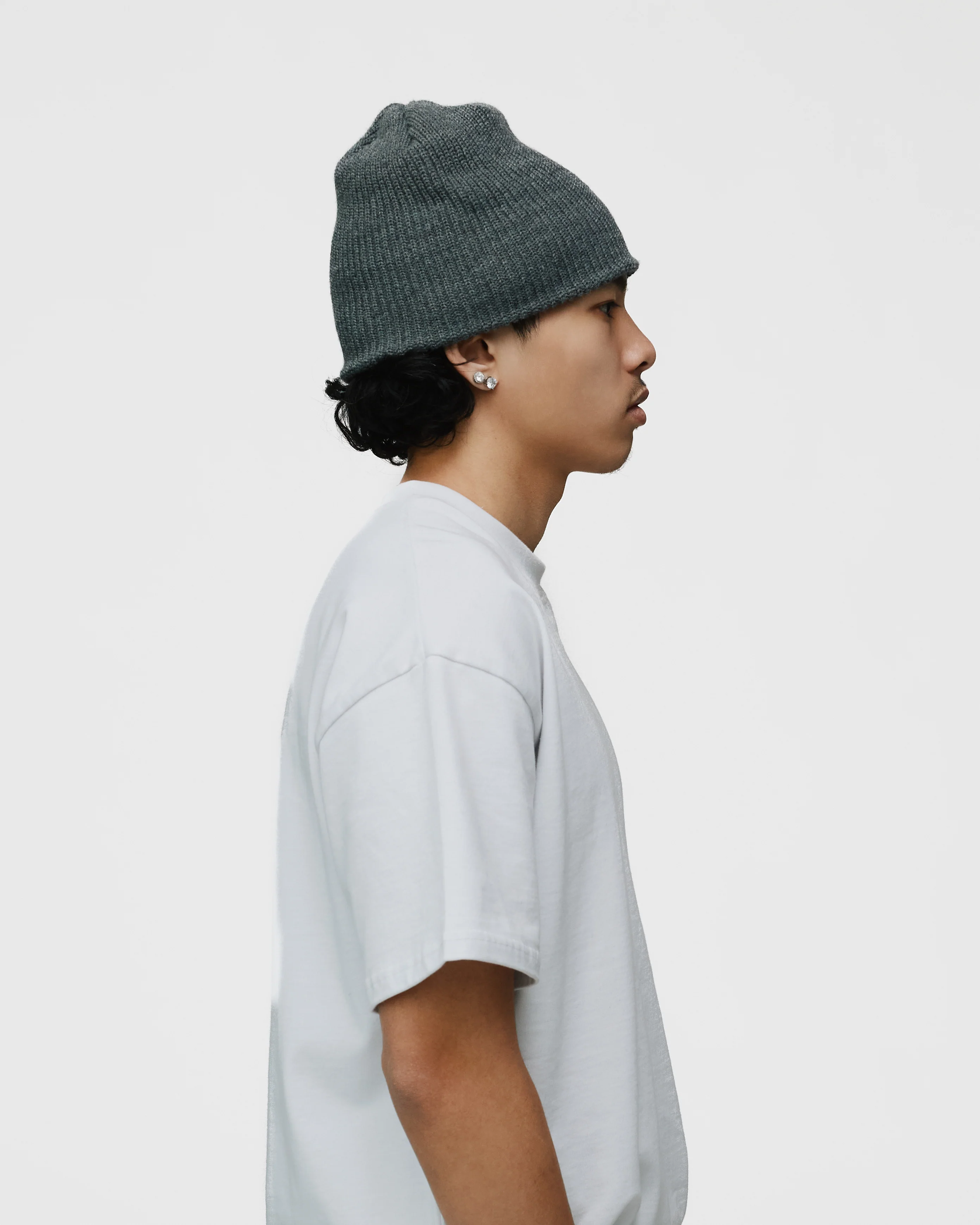 Fisherman Beanie - Grey - Image 4