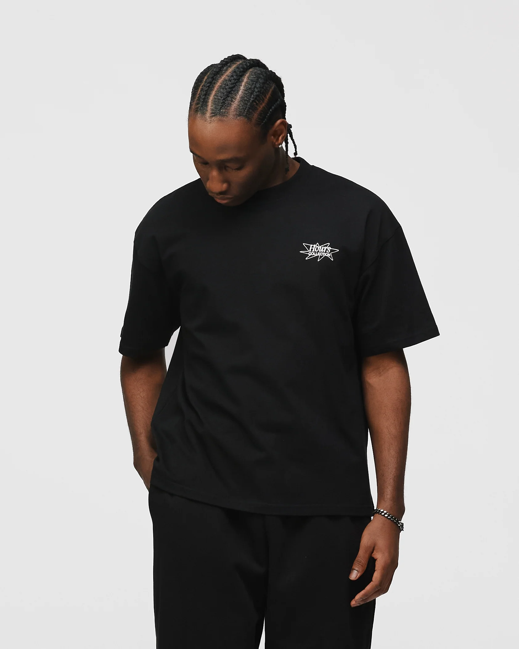 Hours International T-Shirt - Black - Image 4