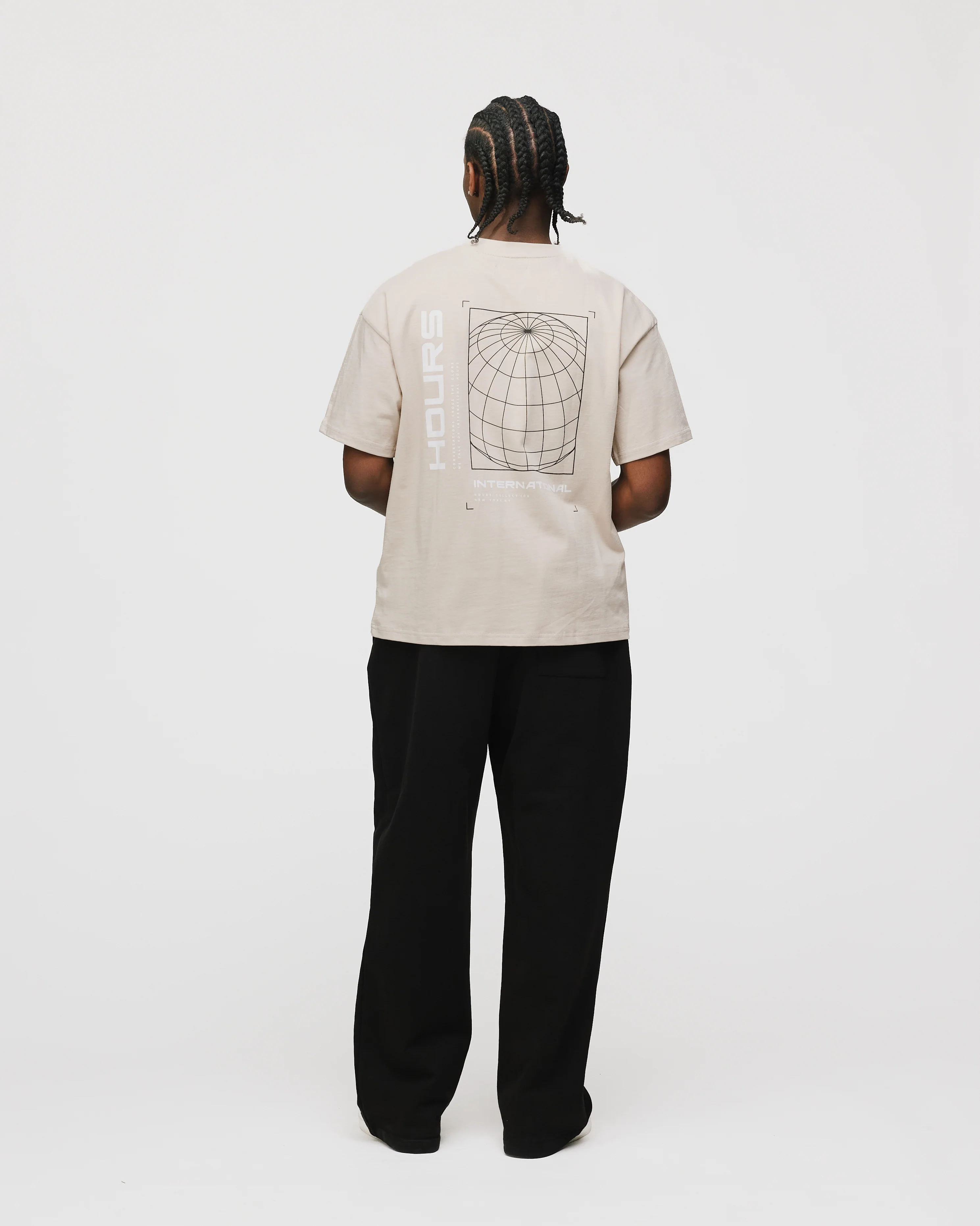 Hours International T-Shirt - Oatmeal - Image 8
