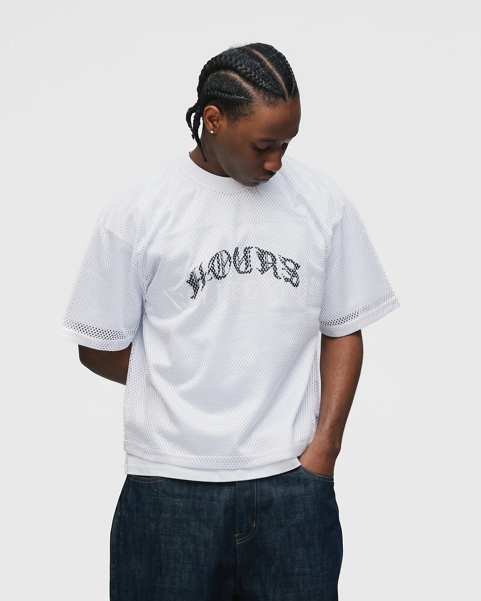 Mesh Jersey - White - Image 3