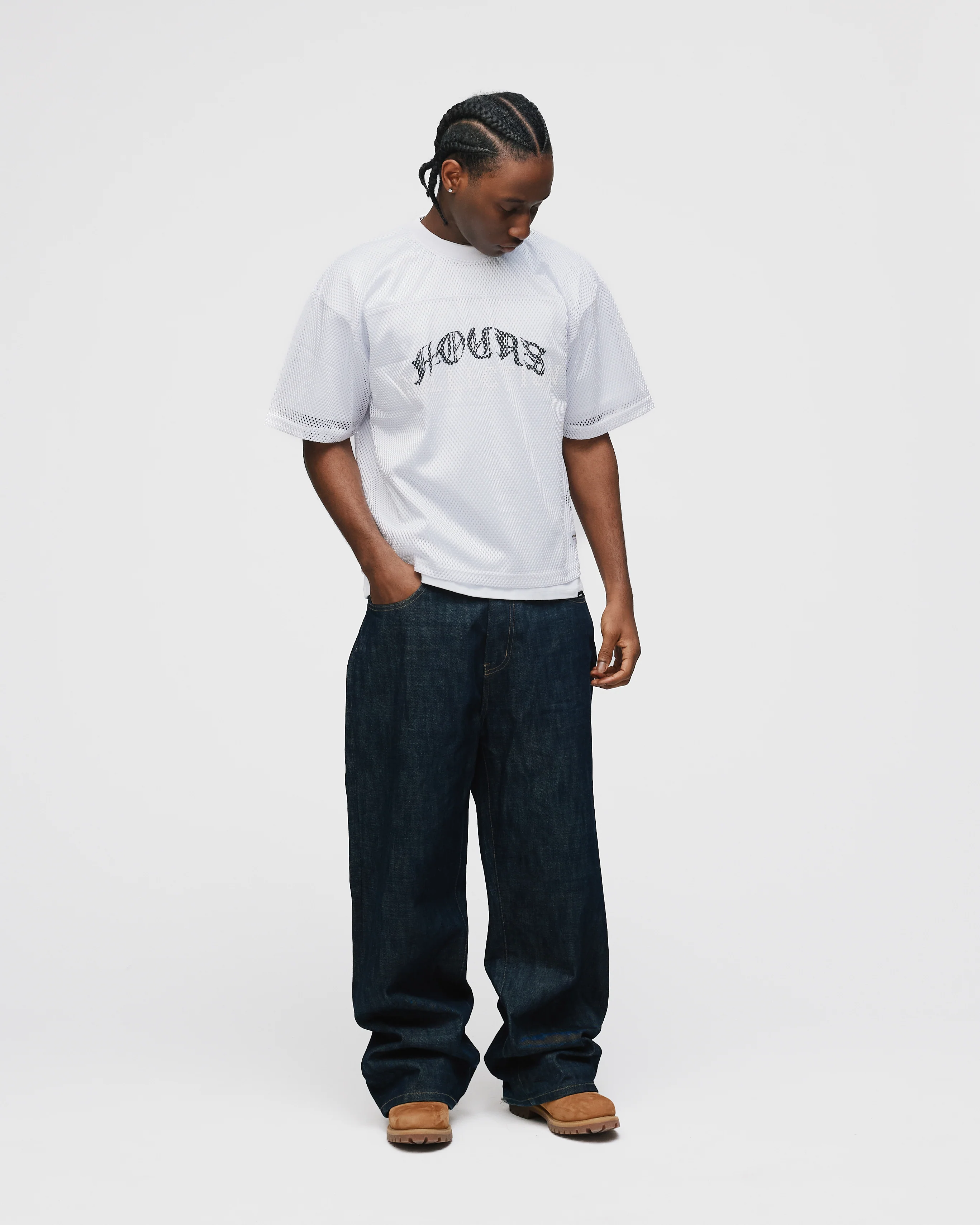 Mesh Jersey - White - Image 4