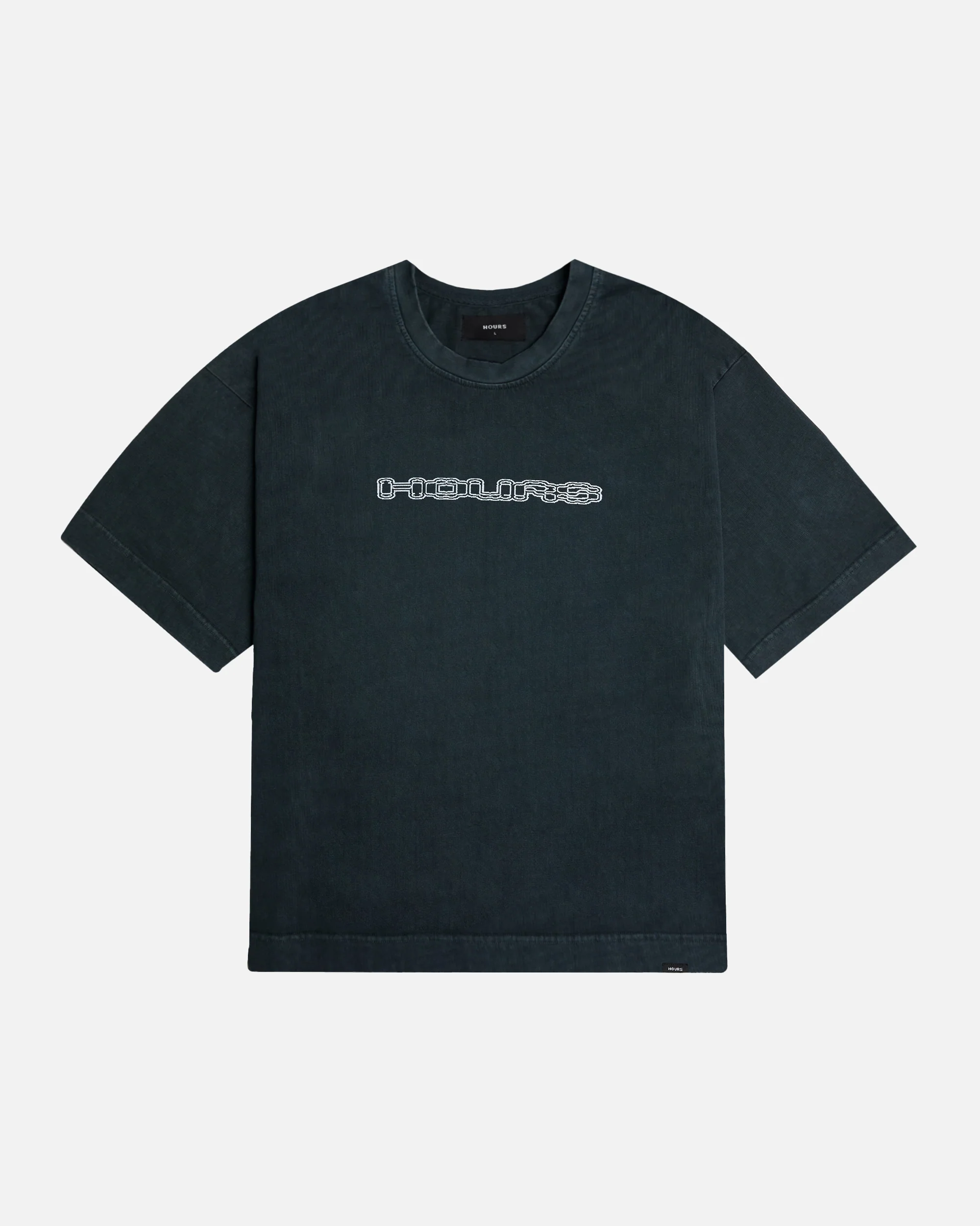 Neural Link Cropped T-Shirt - Vintage Black - Image 3