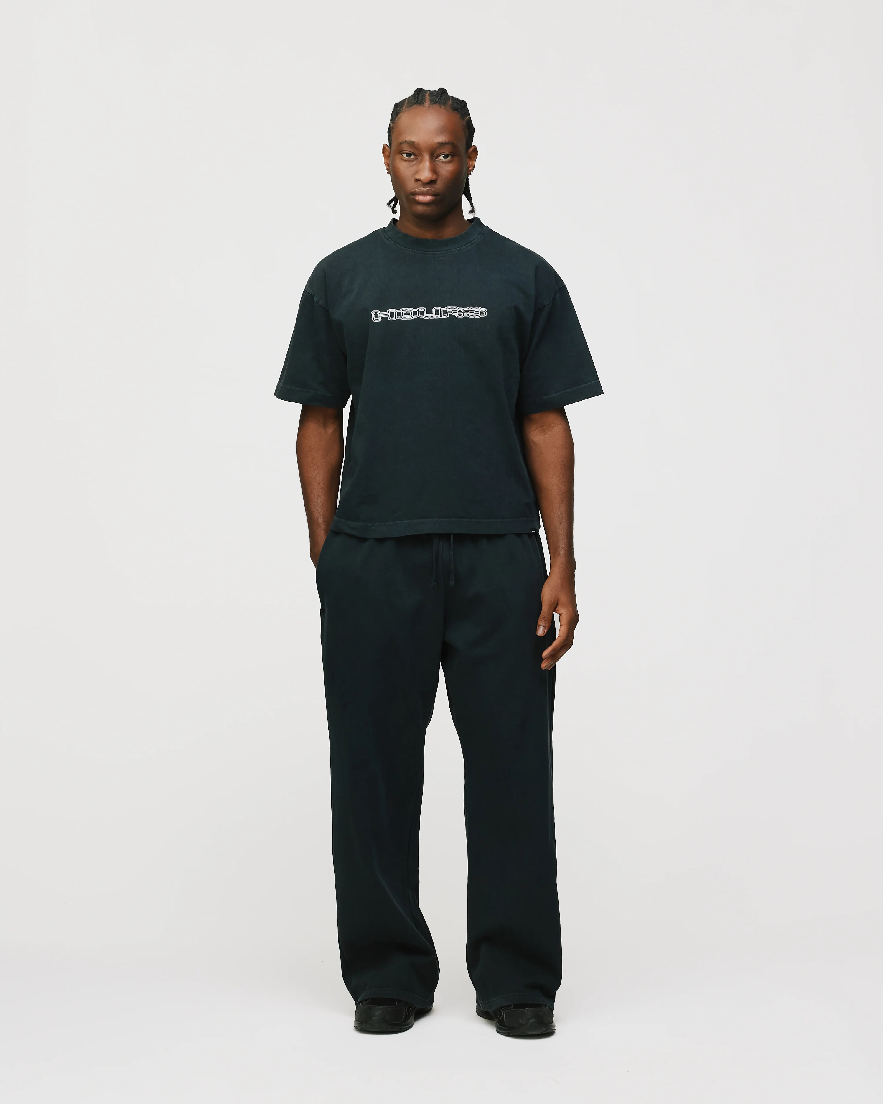 Neural Link Cropped T-Shirt - Vintage Black - Image 5