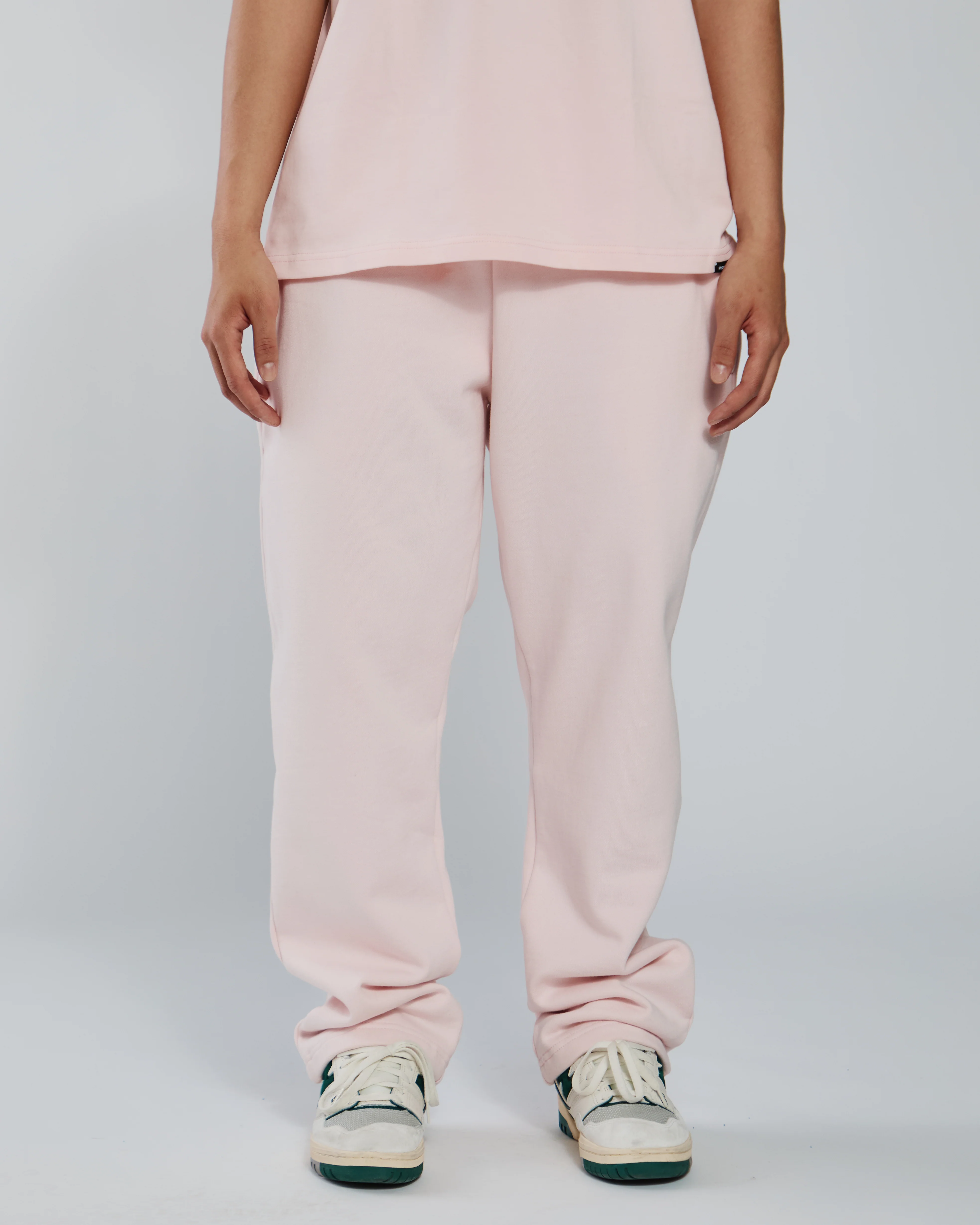 Open Bottom Sweatpants - Blush - Image 4