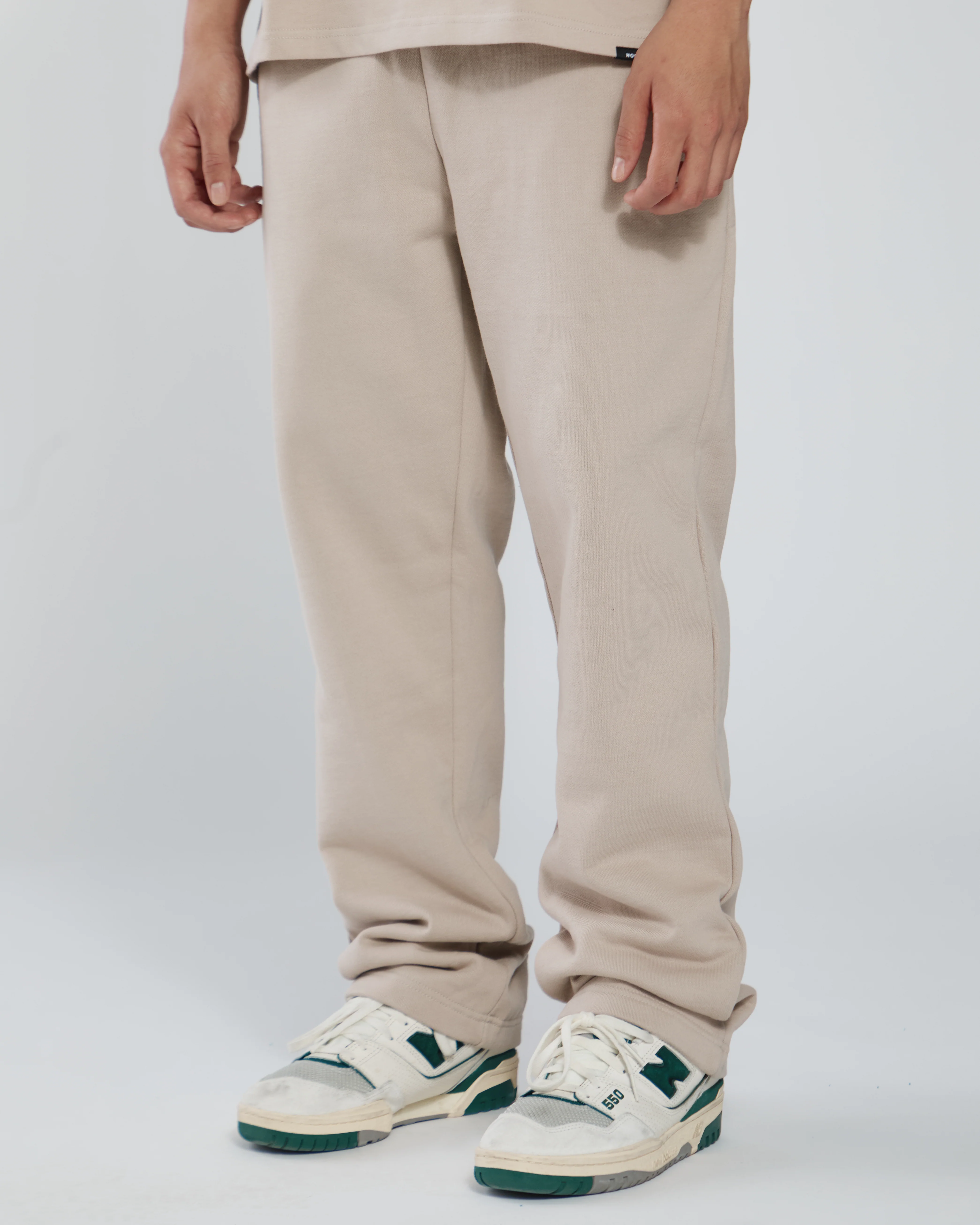 Open Bottom Sweatpants - Desert - Image 4