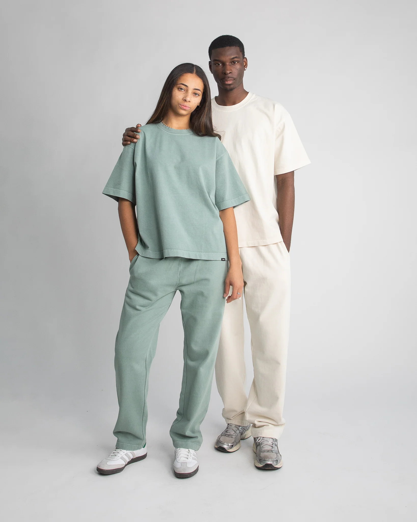 Open Bottom Sweatpants - Vintage Sage - Image 6