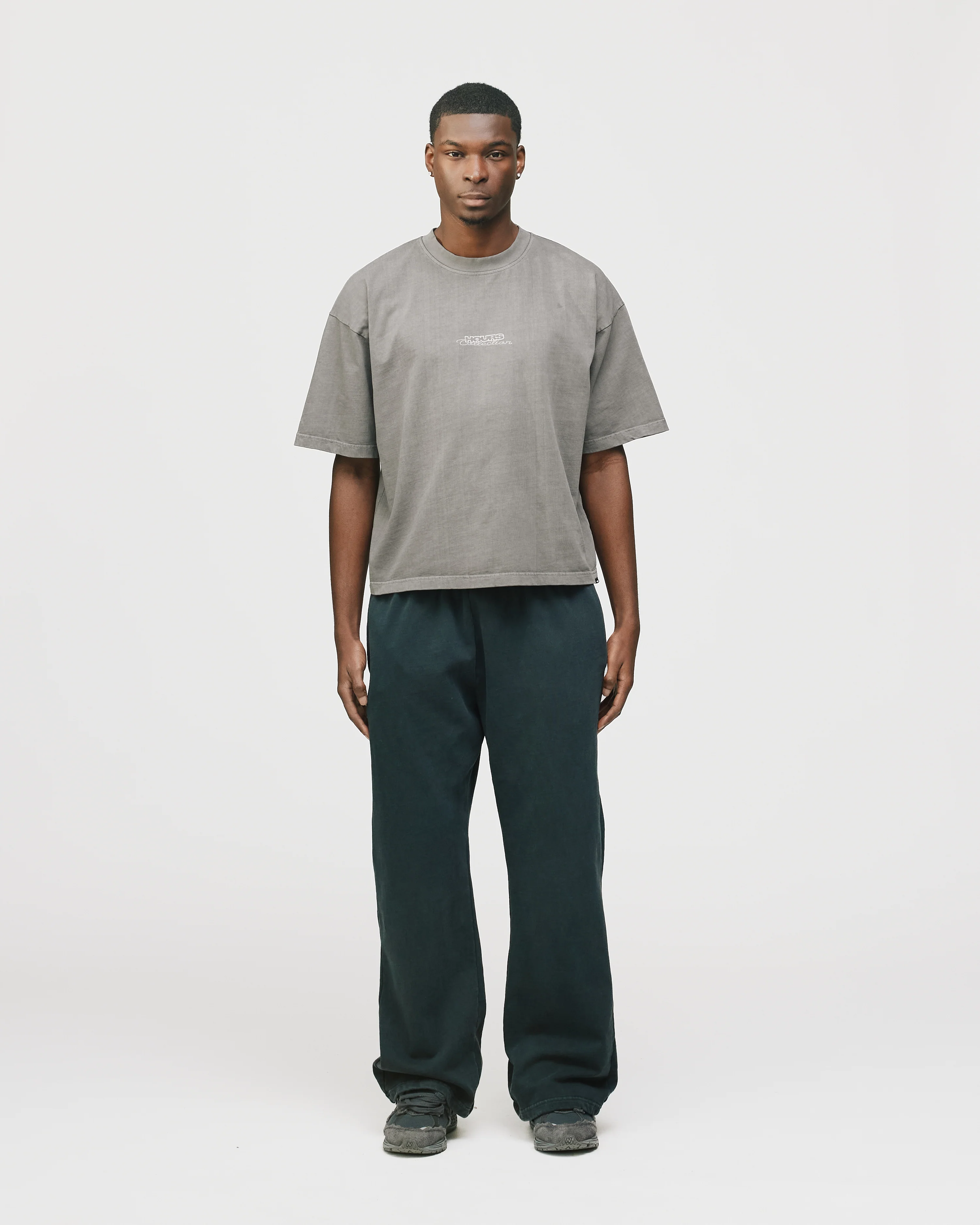 Outlaw Cropped T-Shirt - Vintage Grey - Image 2
