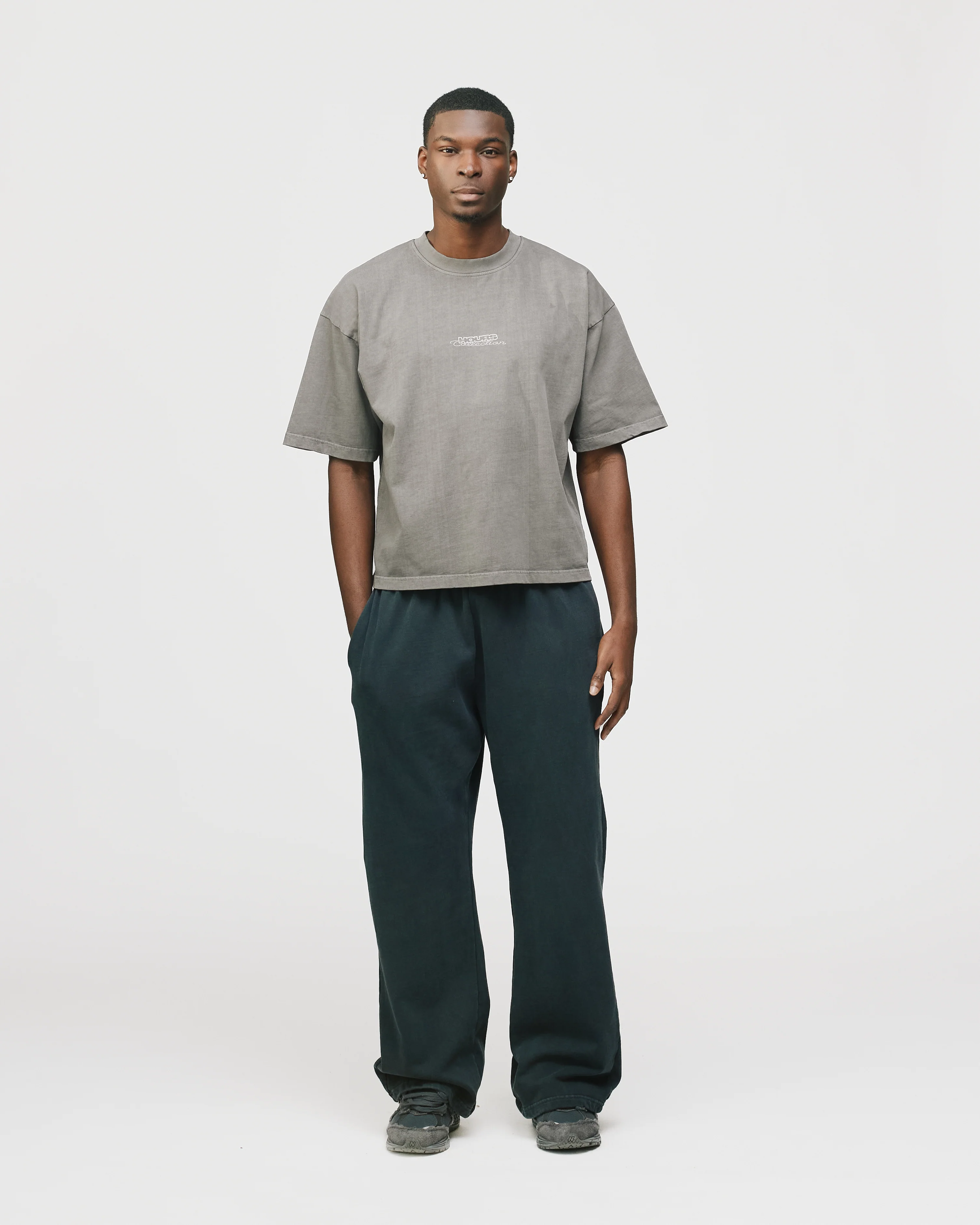 Outlaw Cropped T-Shirt - Vintage Grey - Image 5