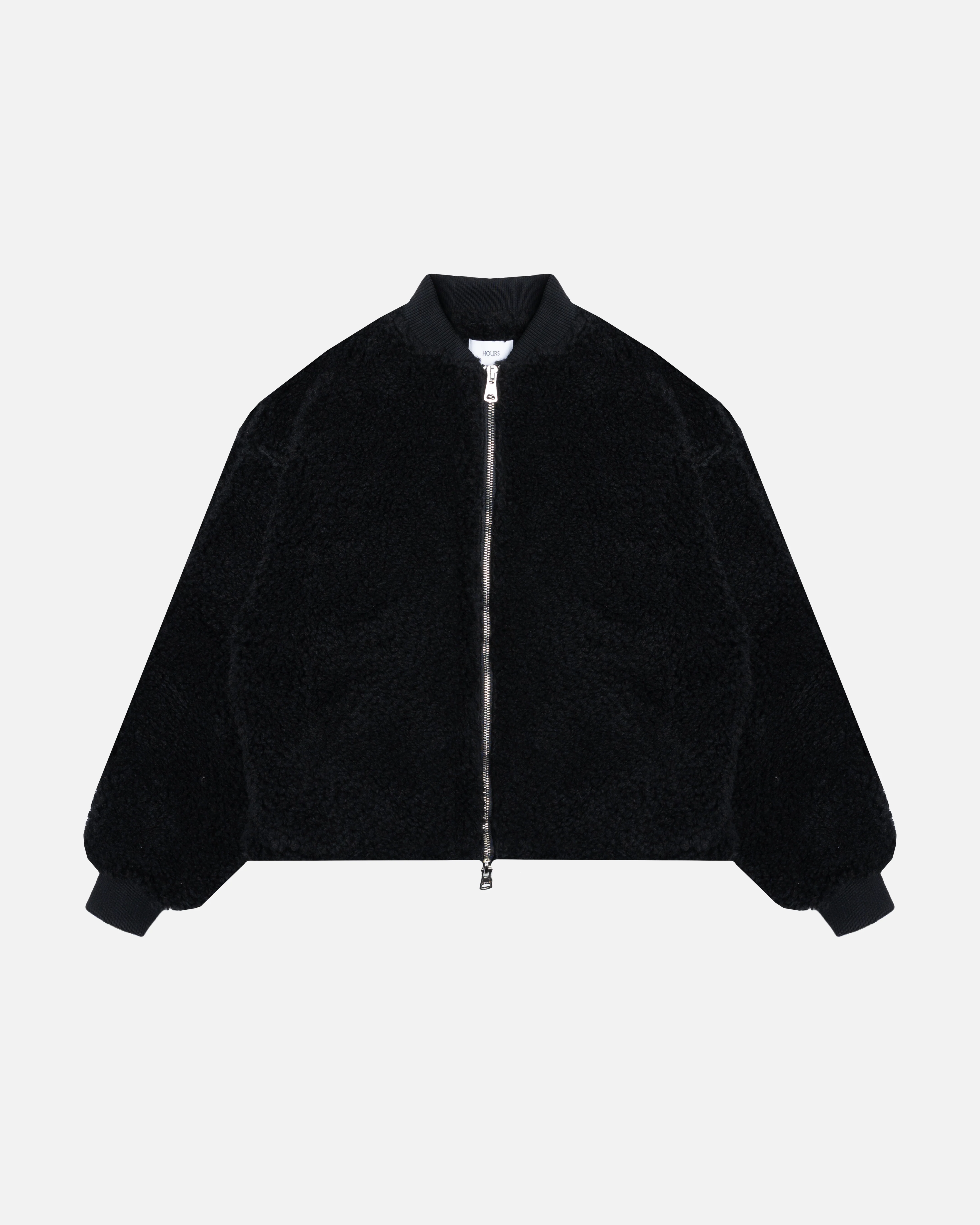Sherpa Full Zip - Black