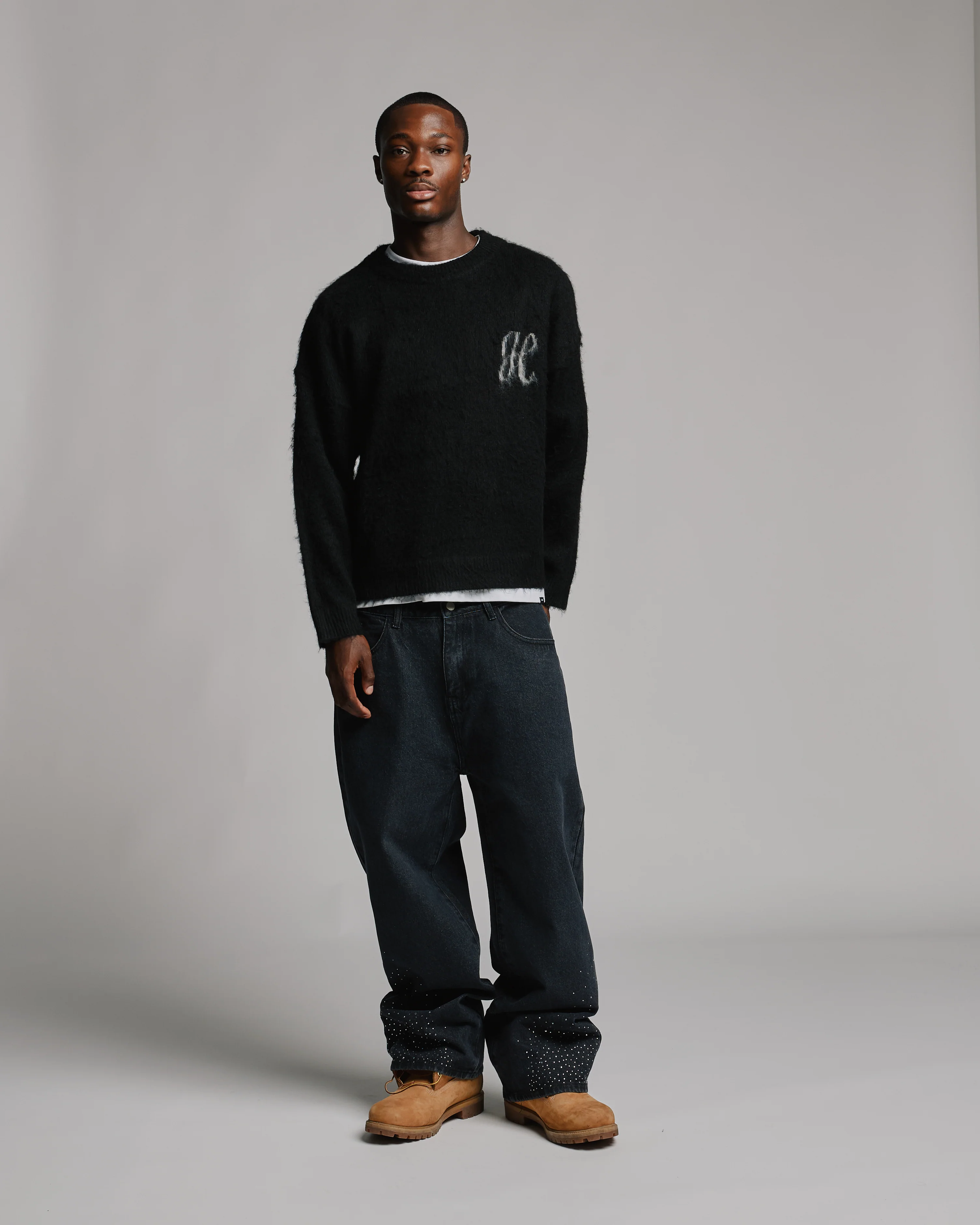Signature Mohair Sweater - Black - Image 5