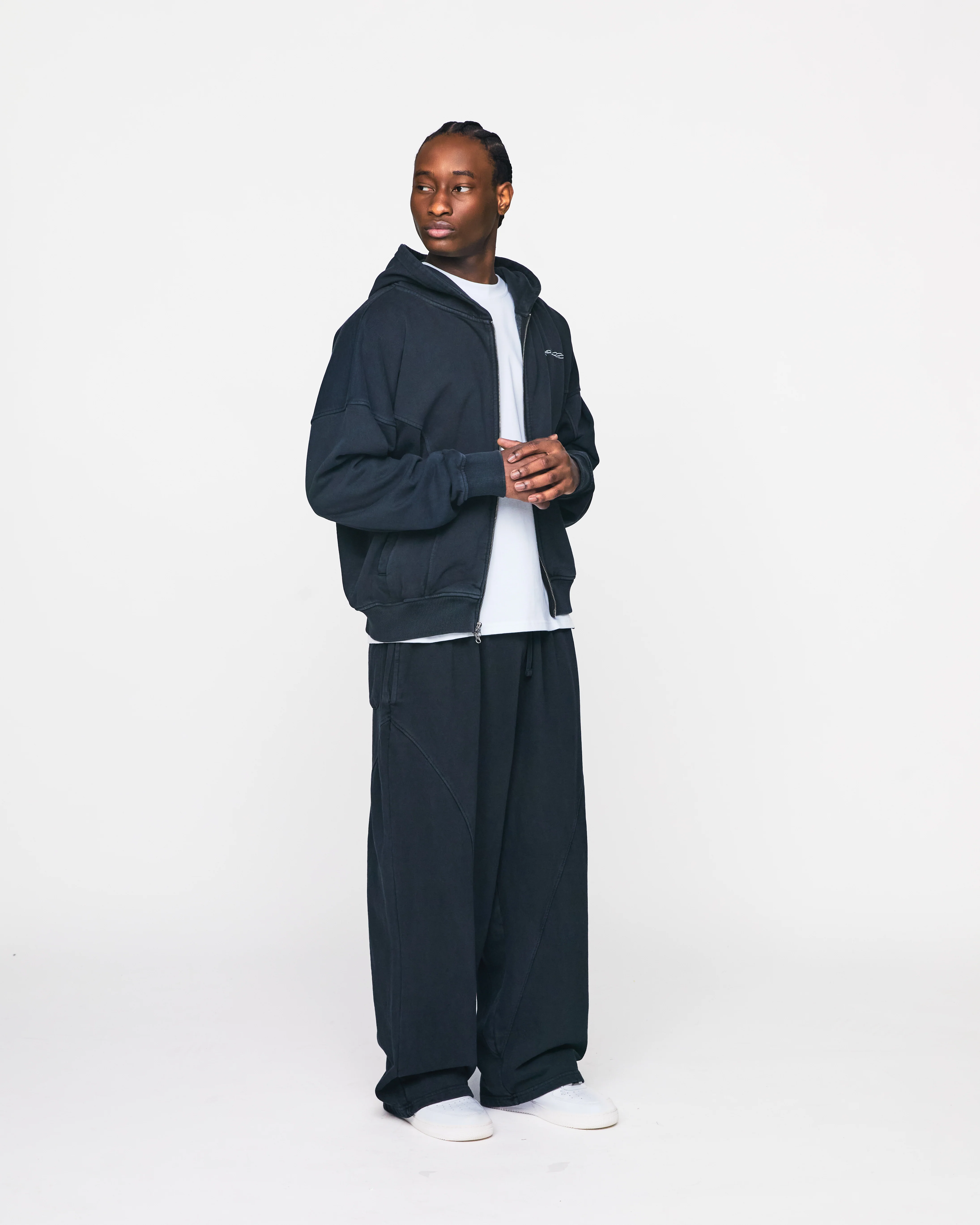 Signature Zip Hoodie - Vintage Black - Image 4