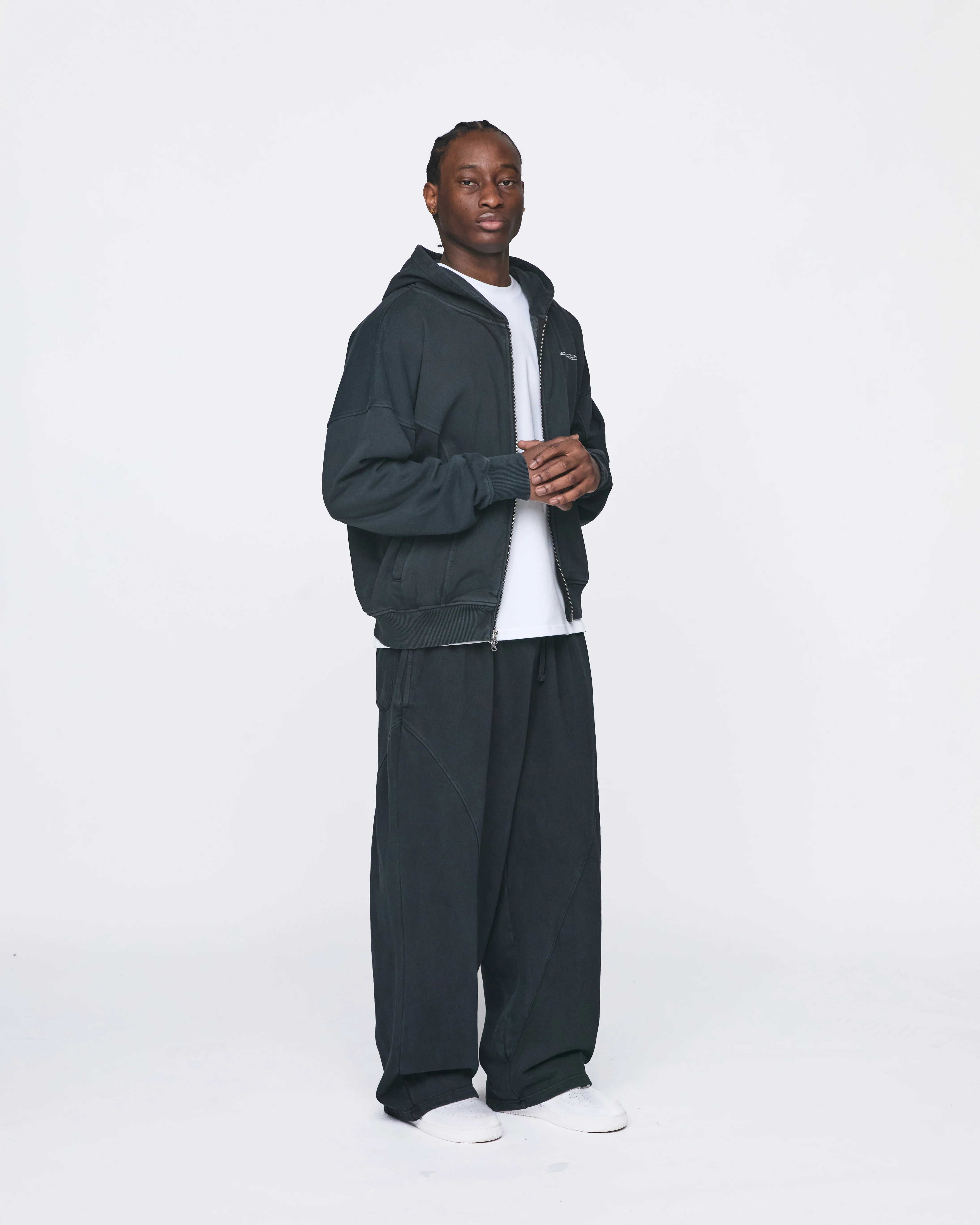 Signature Zip Hoodie - Vintage Black - Image 5
