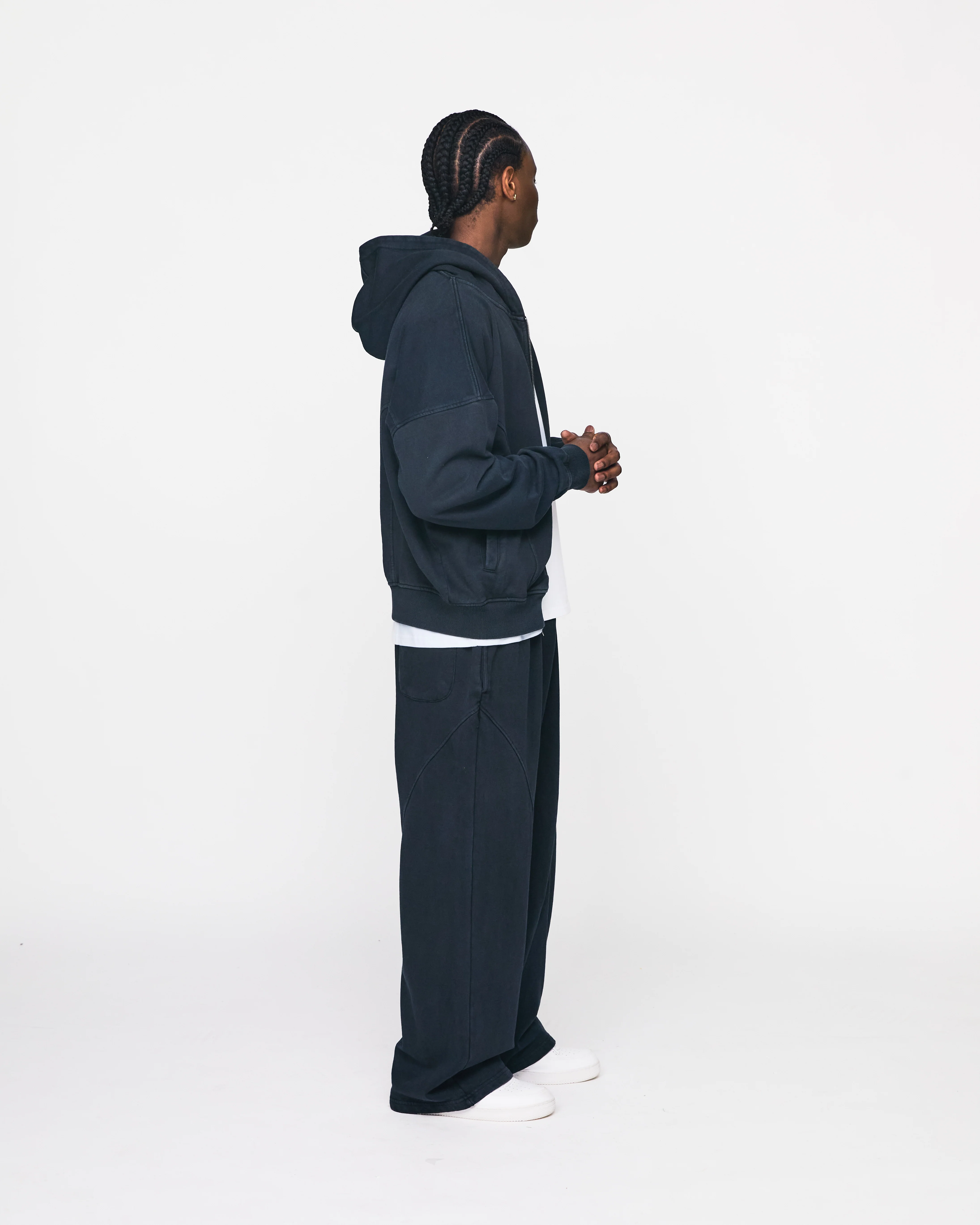 Signature Zip Hoodie - Vintage Black - Image 6
