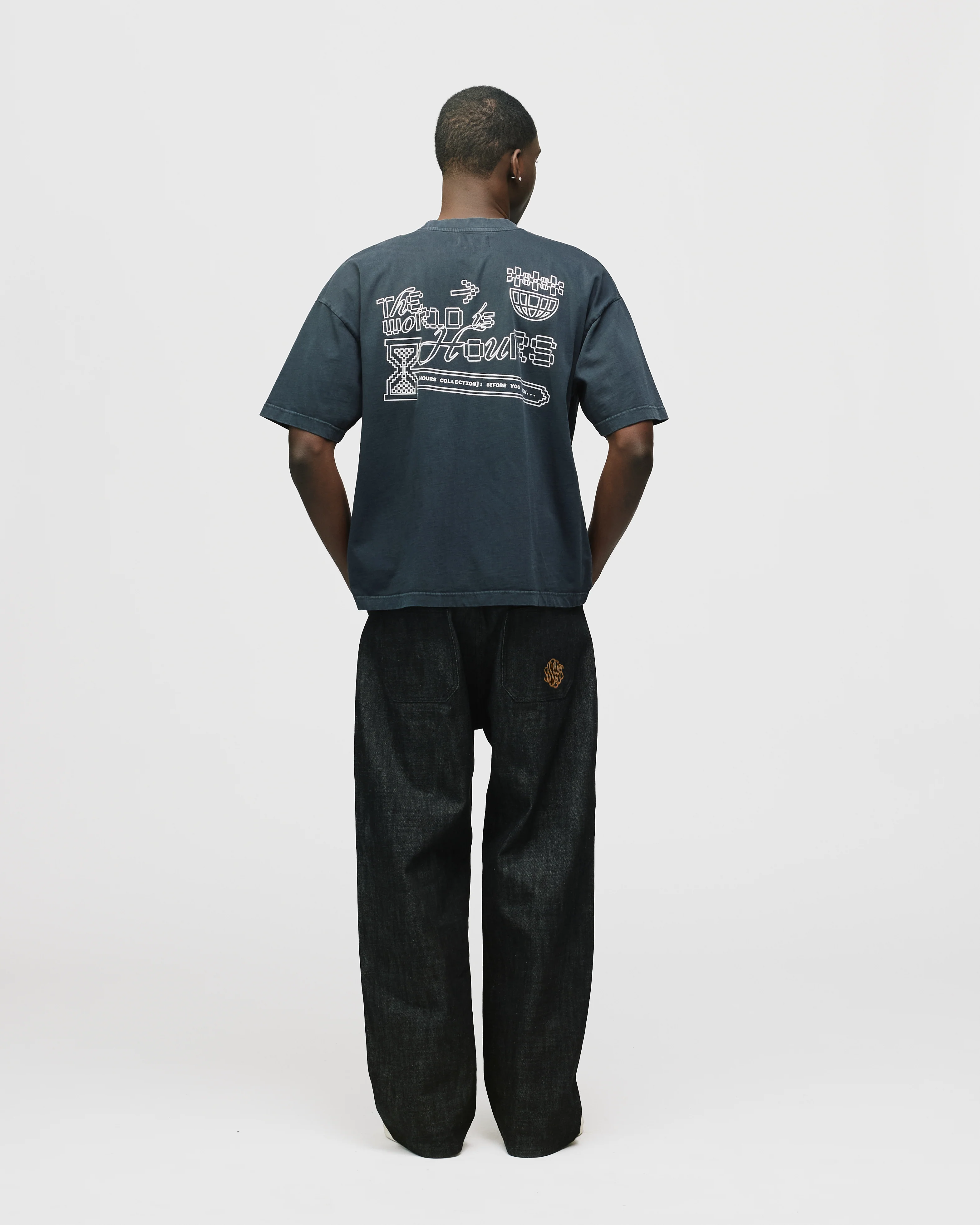The World is Hours T-Shirt - Vintage Black - Image 8