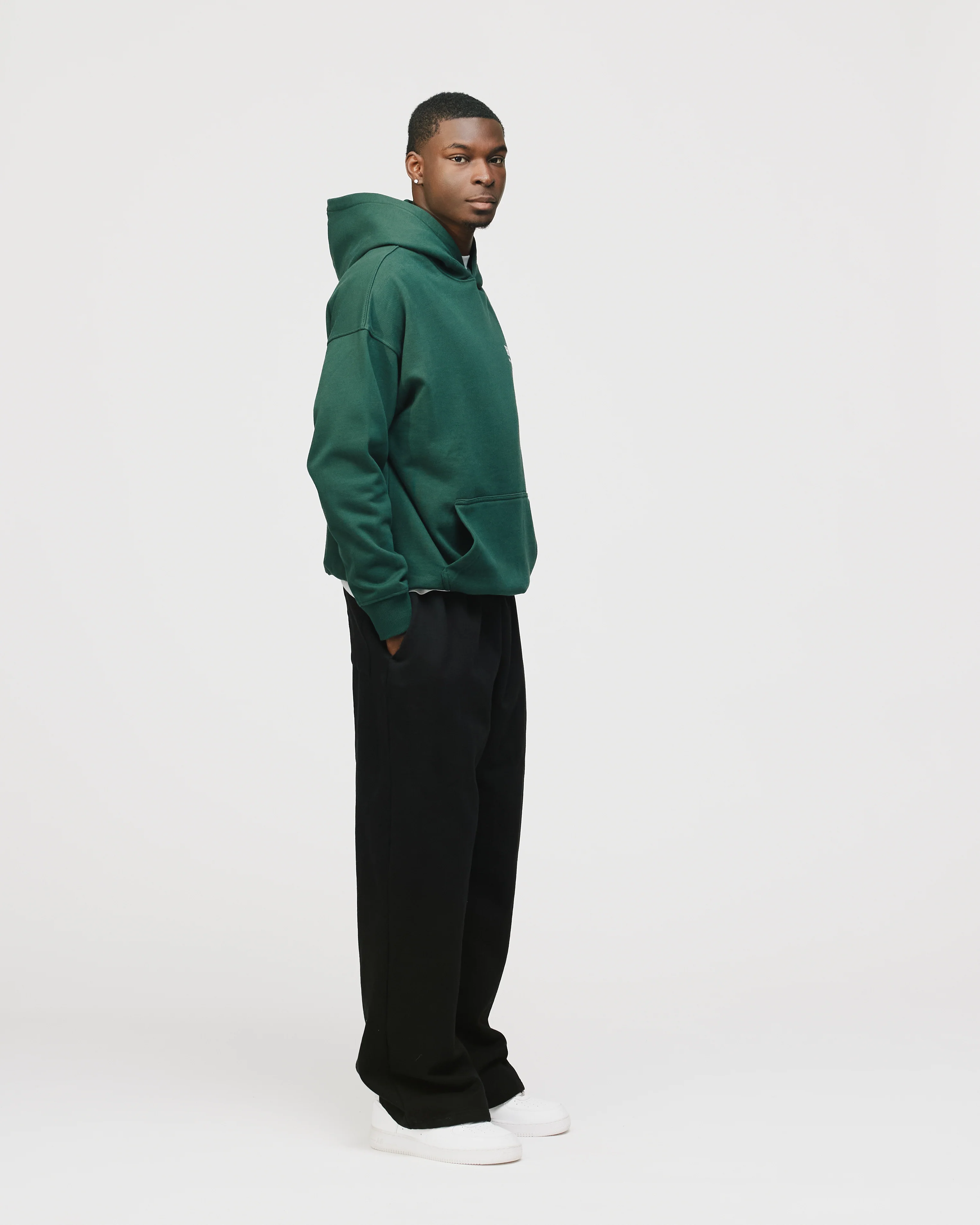 The World is Yours Hoodie - Forest Green - Image 6