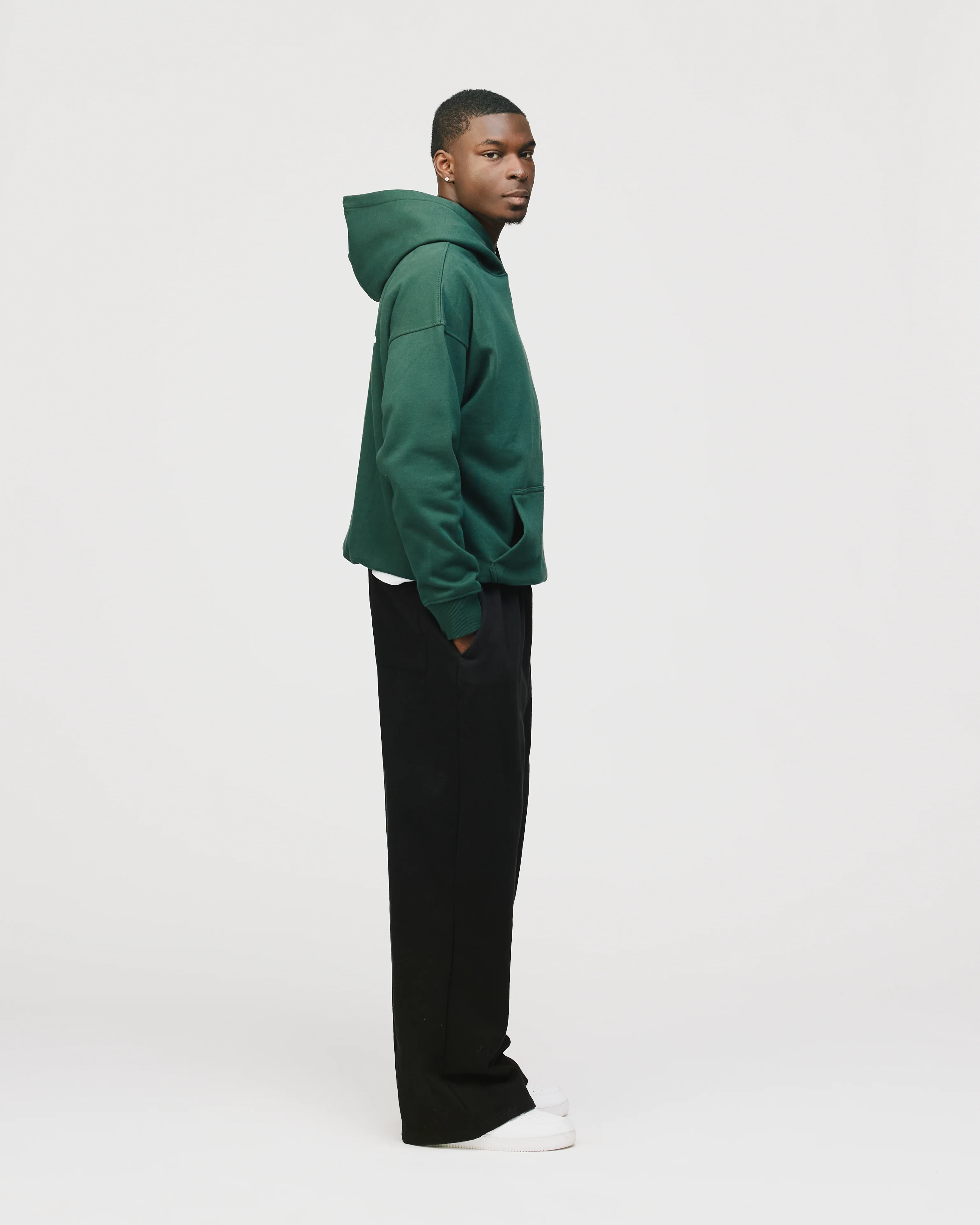The World is Yours Hoodie - Forest Green - Image 7