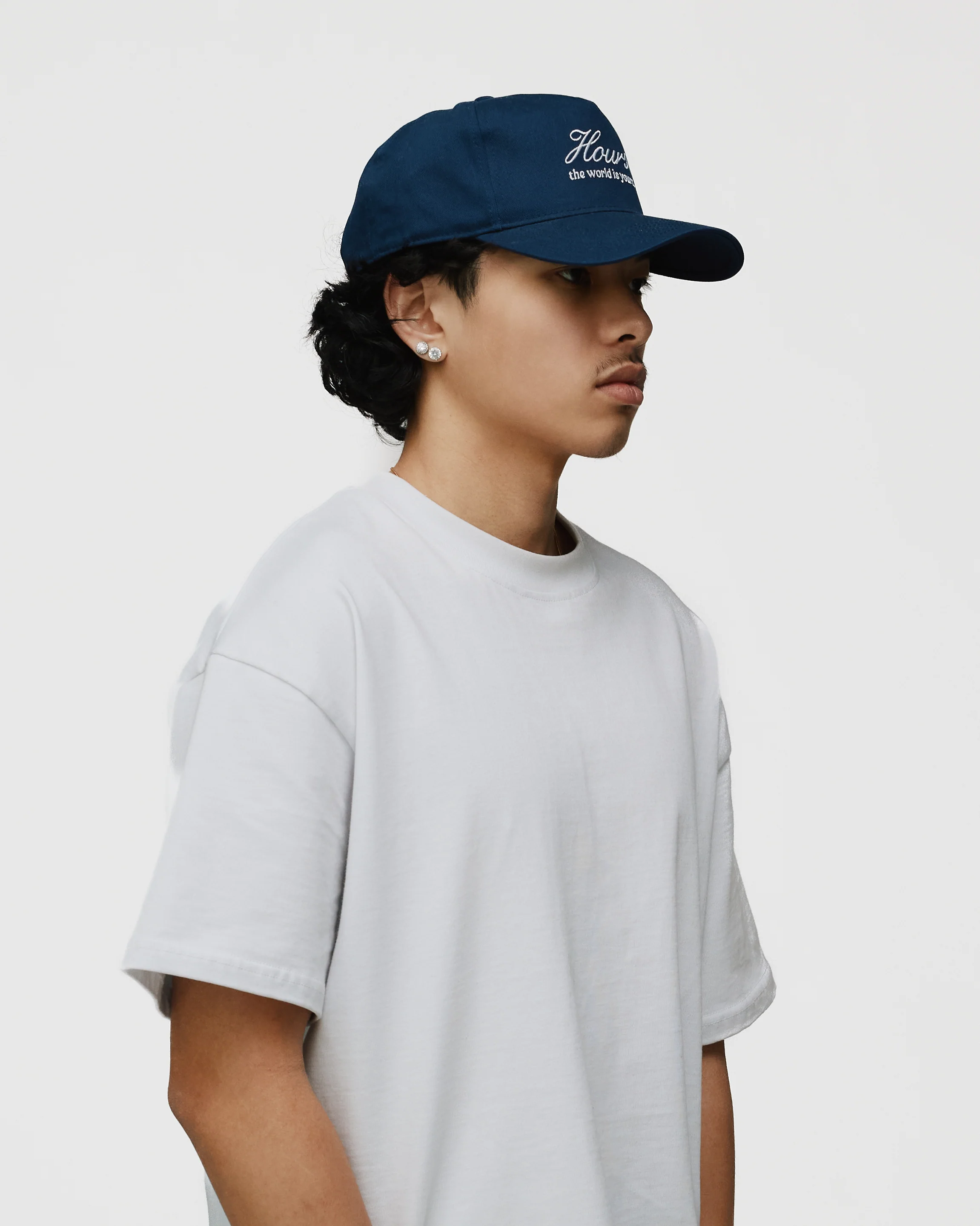 The World is Yours Snapback - Navy - Image 3
