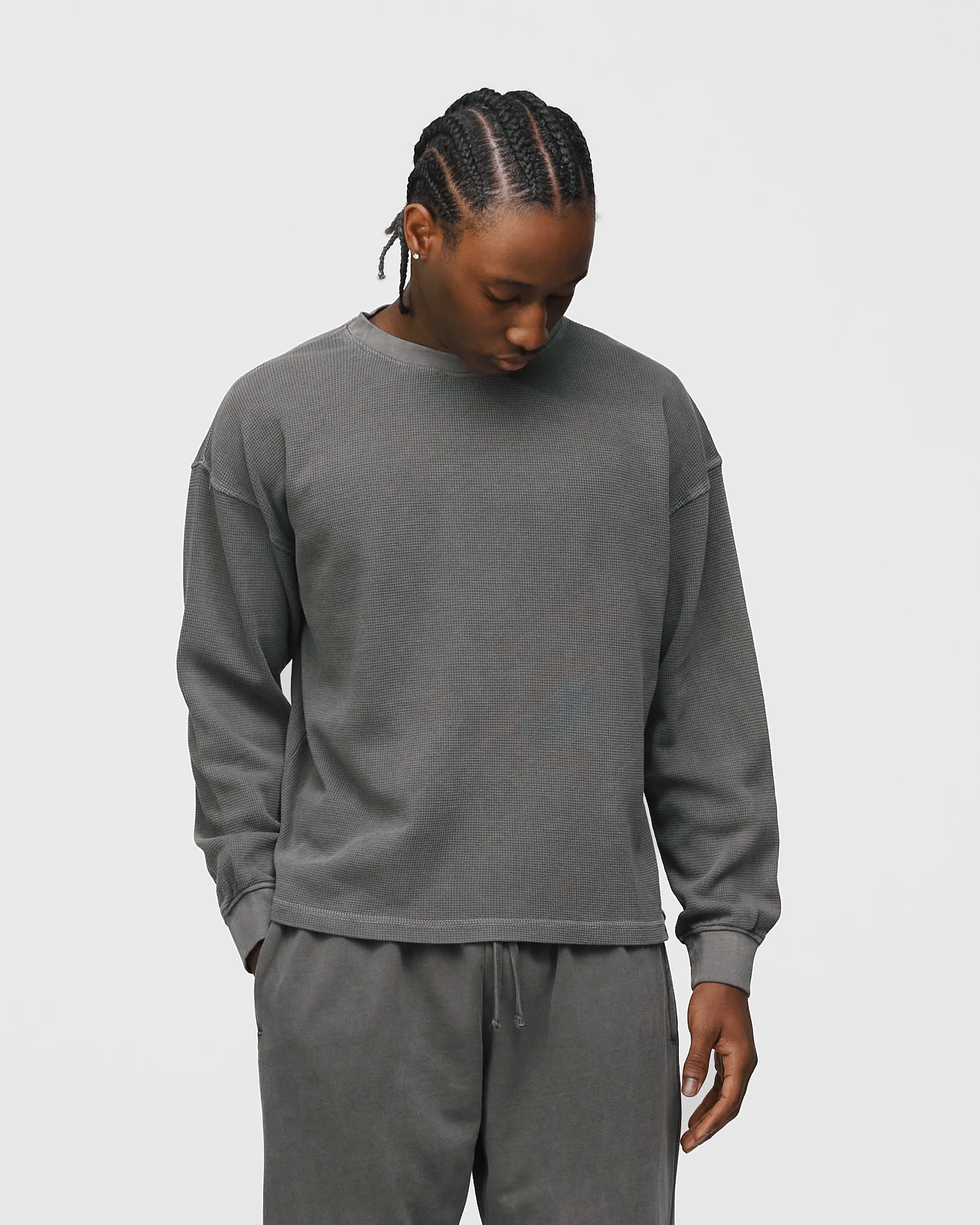Thermal Long Sleeve - Vintage Grey - Image 3