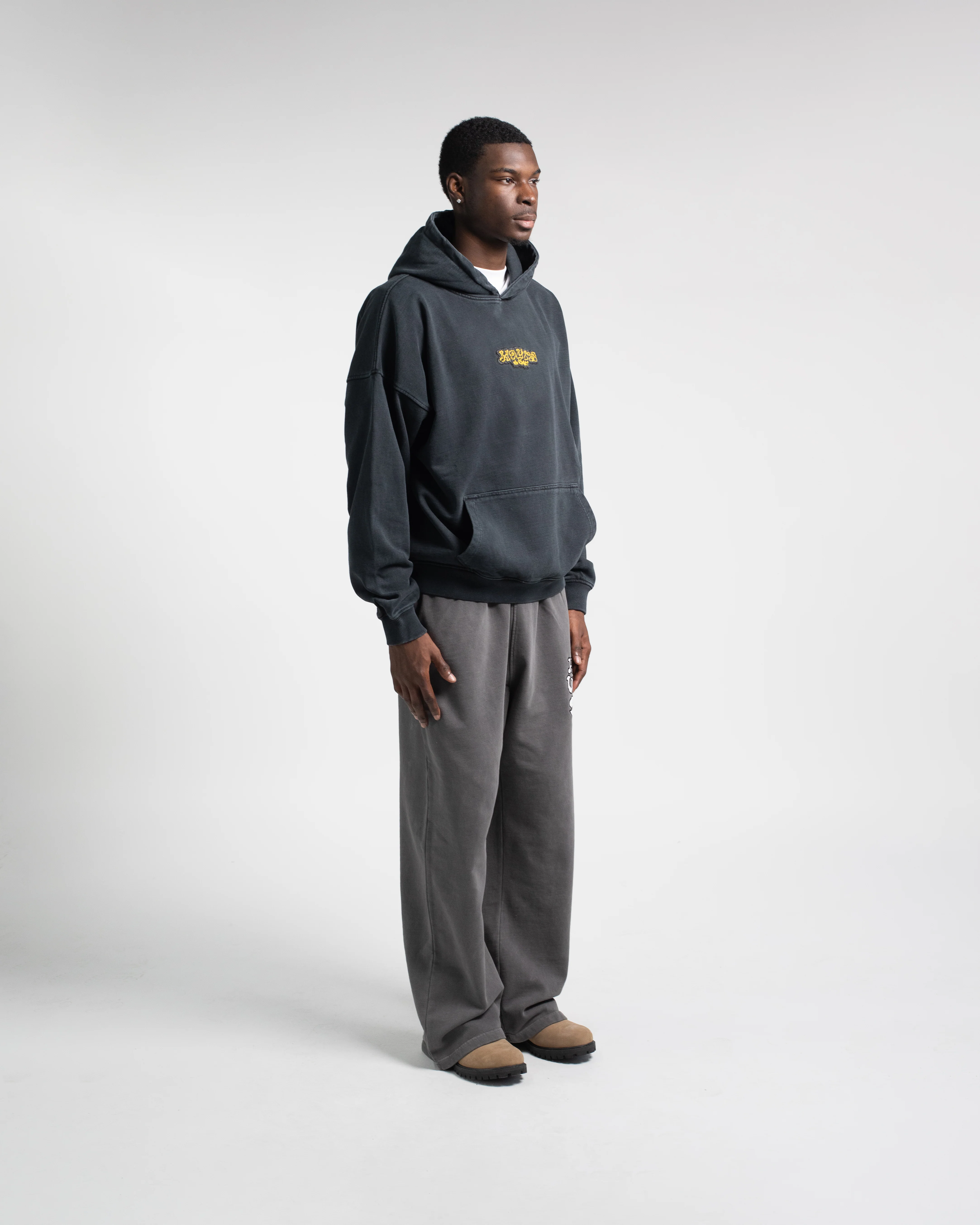 Triple Star Hoodie - Vintage Black - Image 2