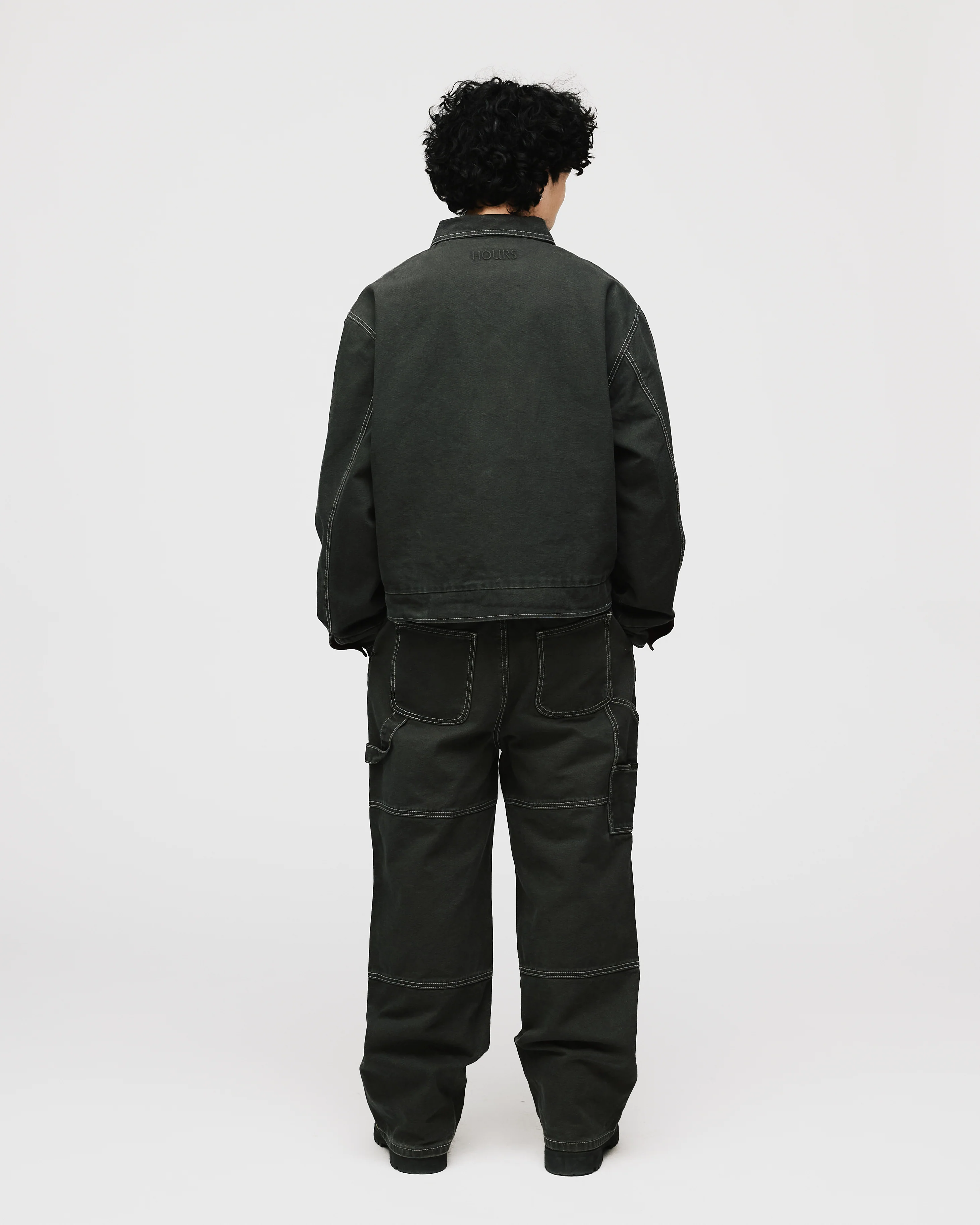 Workwear Jacket - Washed Grey - Image 7