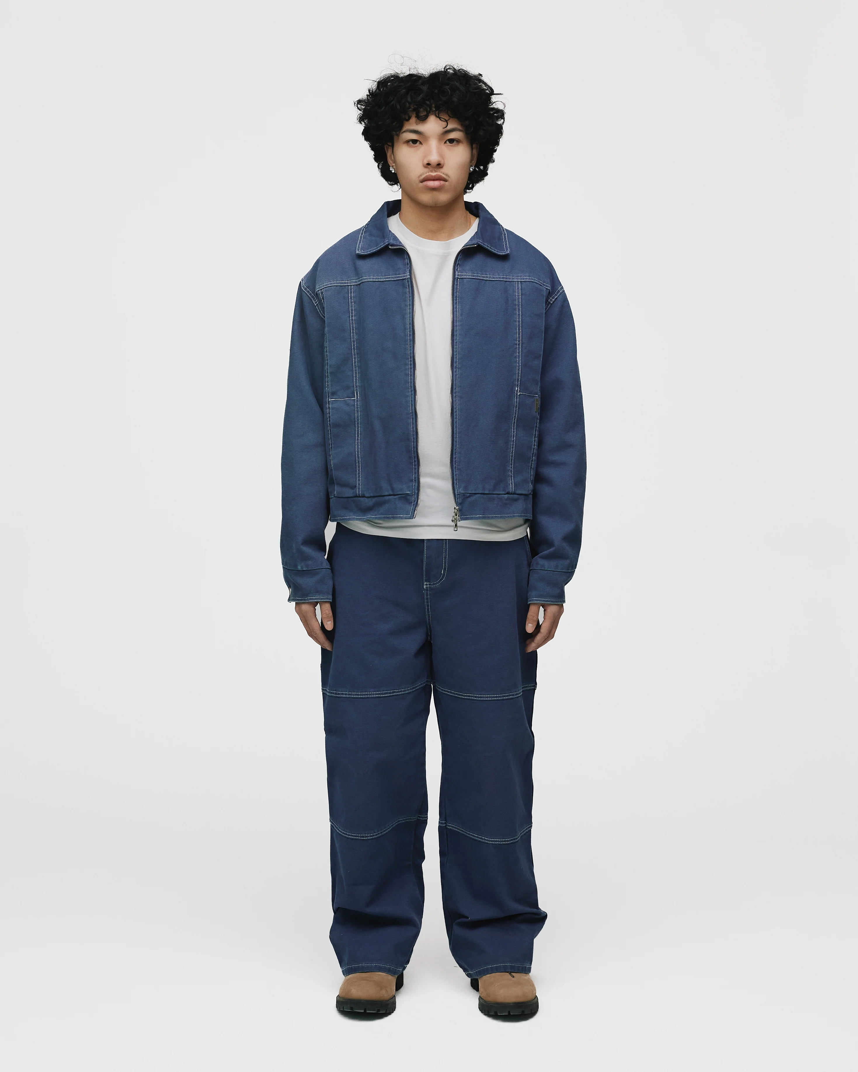 Workwear Pant - Washed Blue - Image 2
