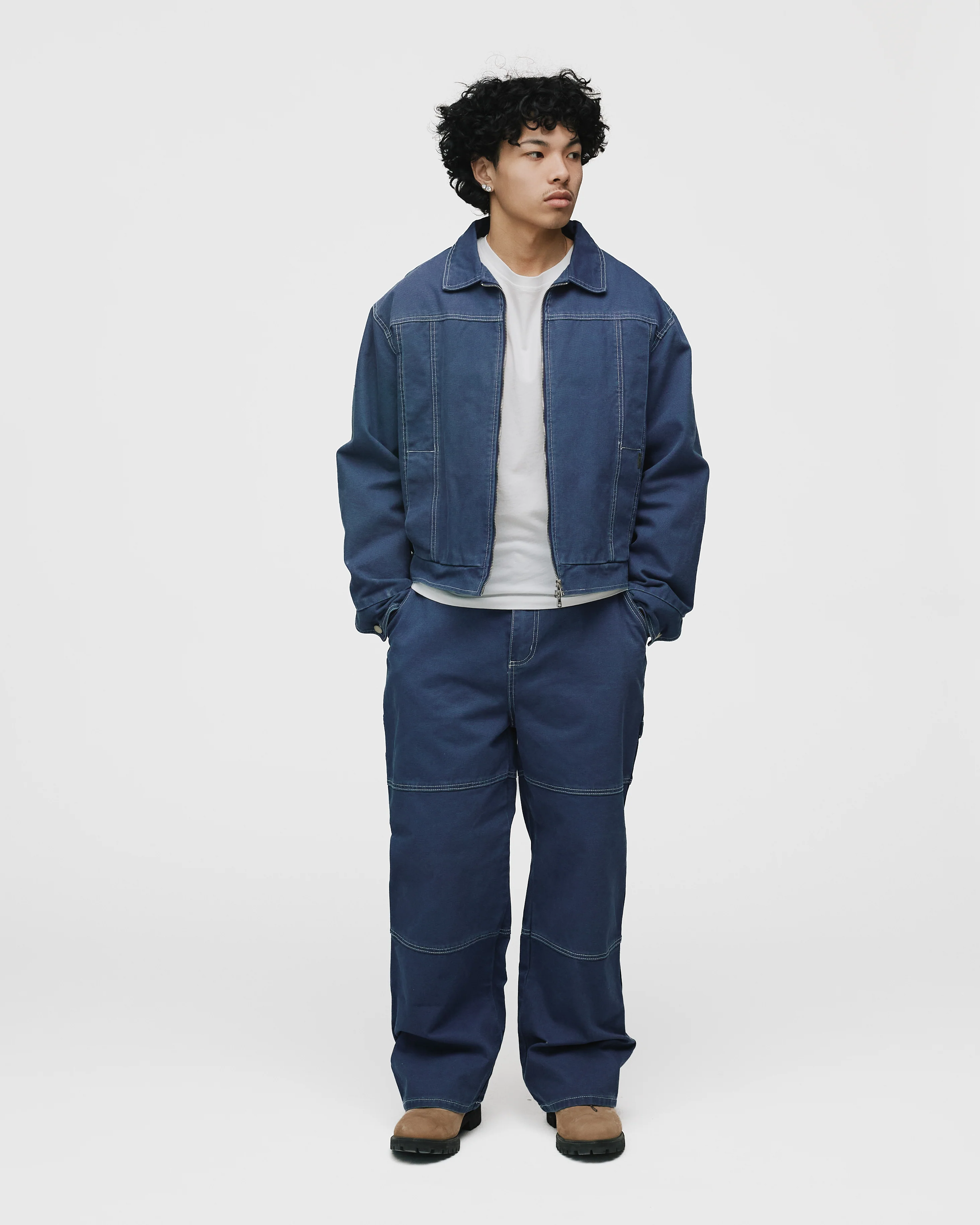 Workwear Pant - Washed Blue - Image 4