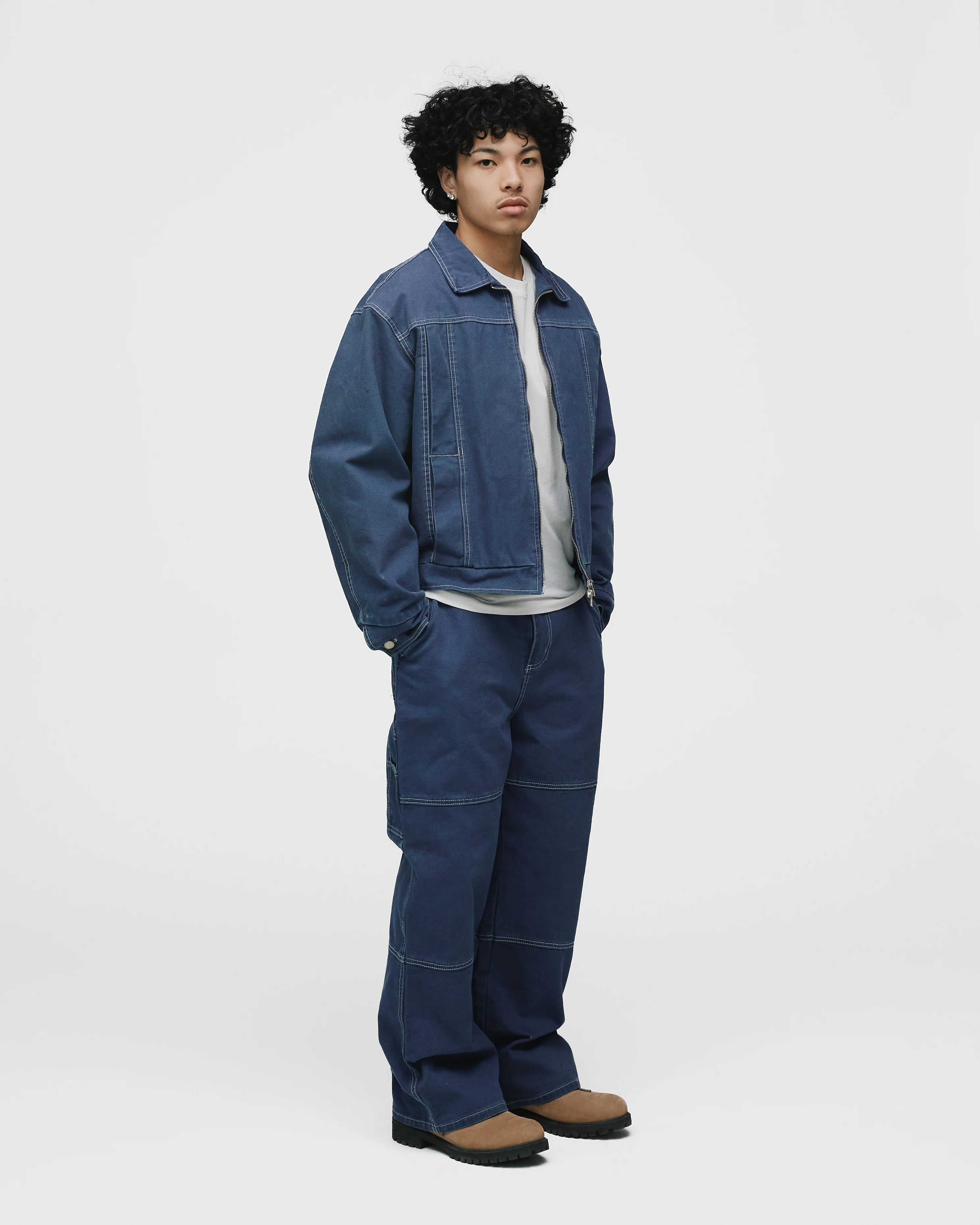 Workwear Pant - Washed Blue - Image 5